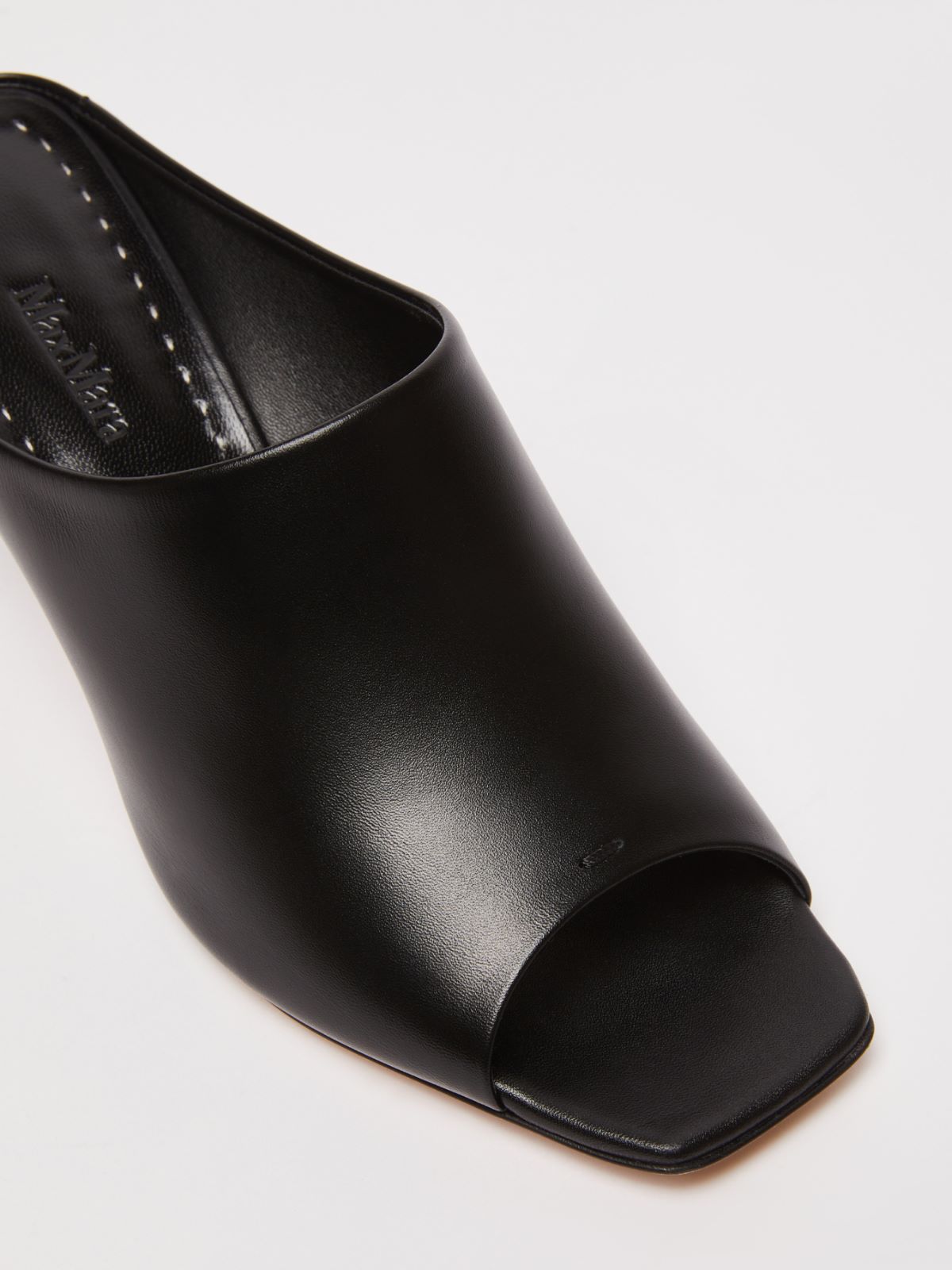 Calfskin mules