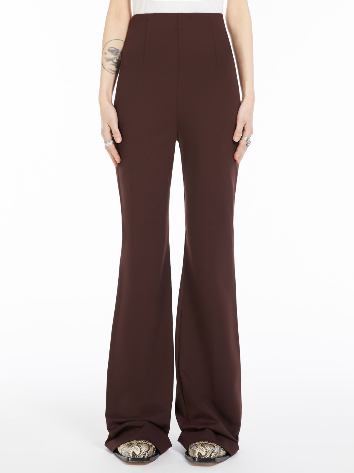 Scuba jersey trousers