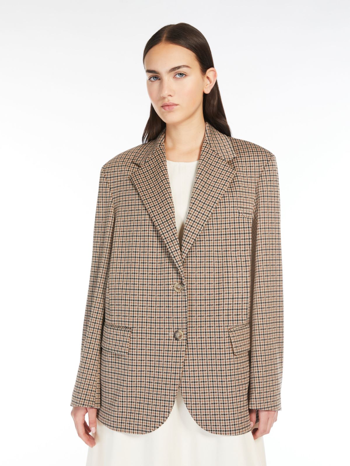 Jacquard jersey blazer