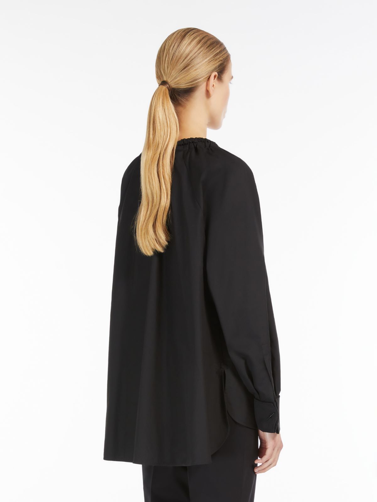 Oversize poplin shirt