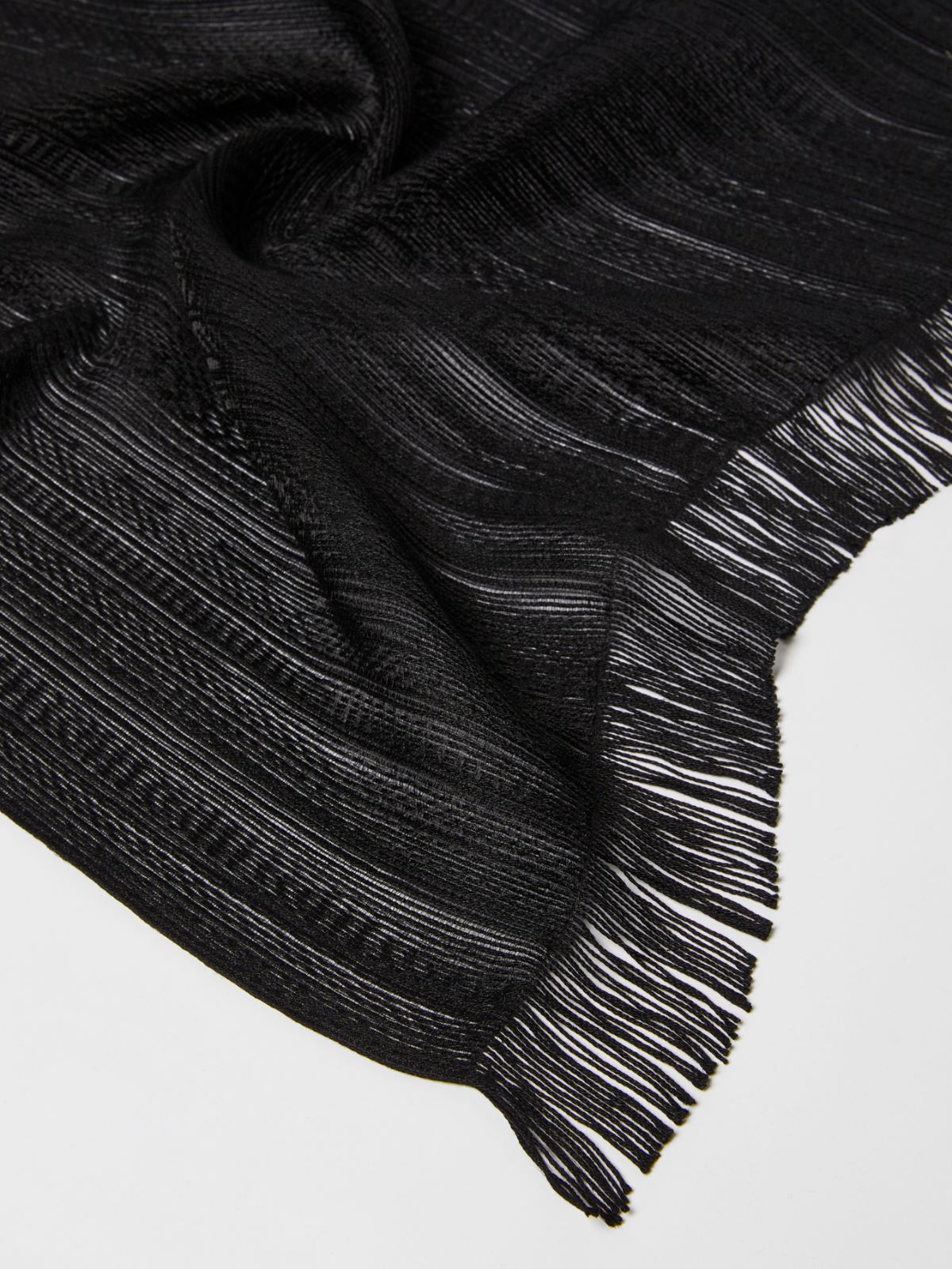 Cotton and silk stole