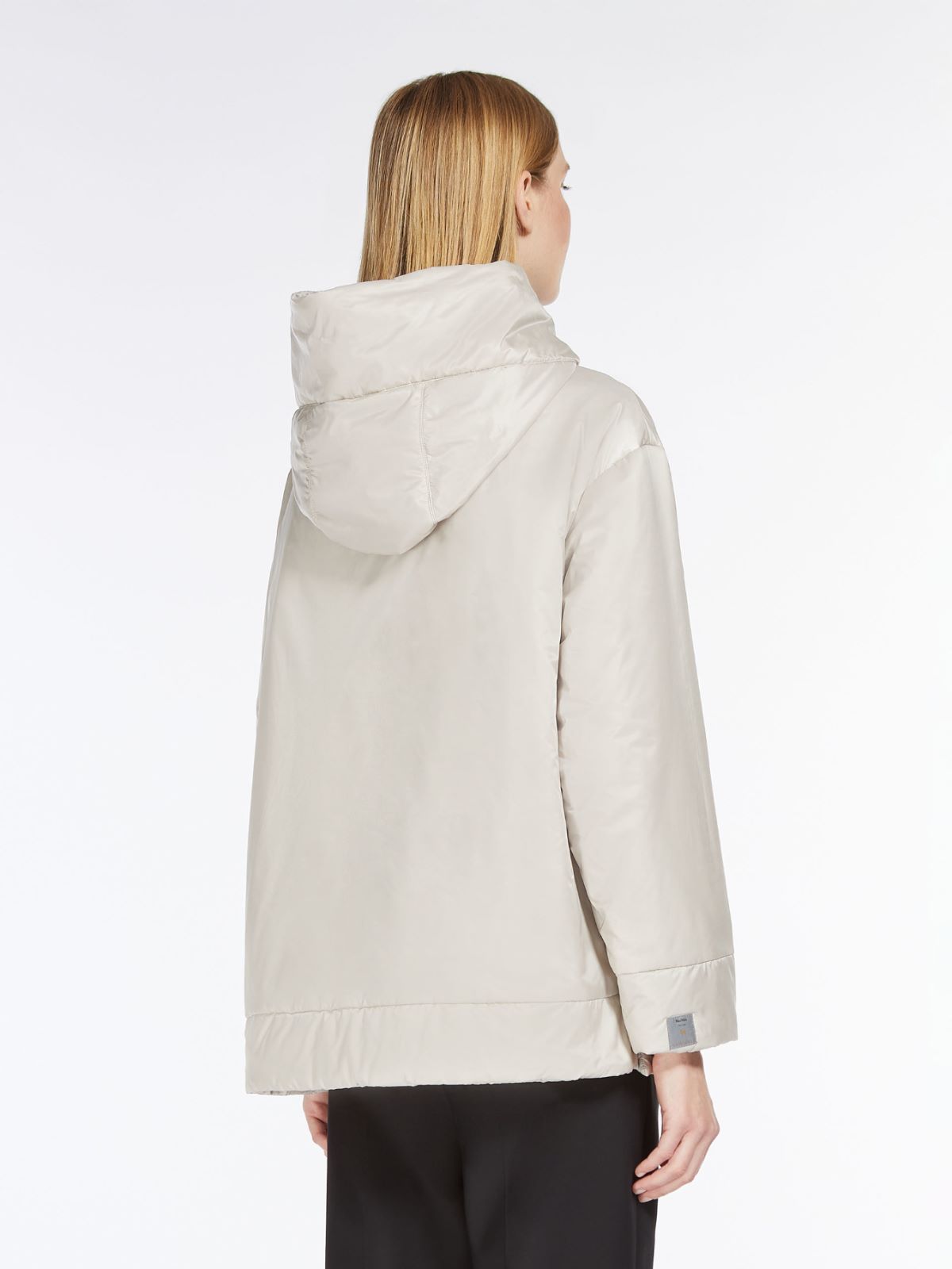 Reversible parka in water-resistant canvas