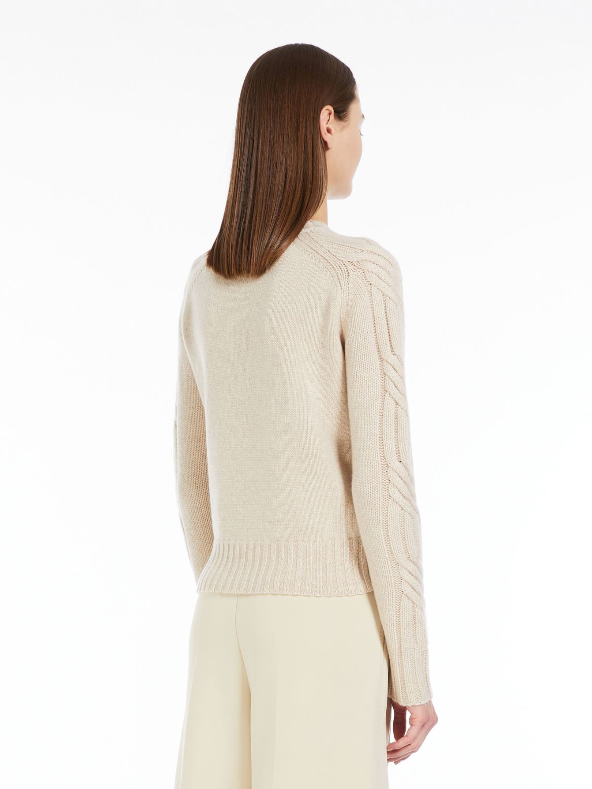 Pure cashmere crew-neck jumper