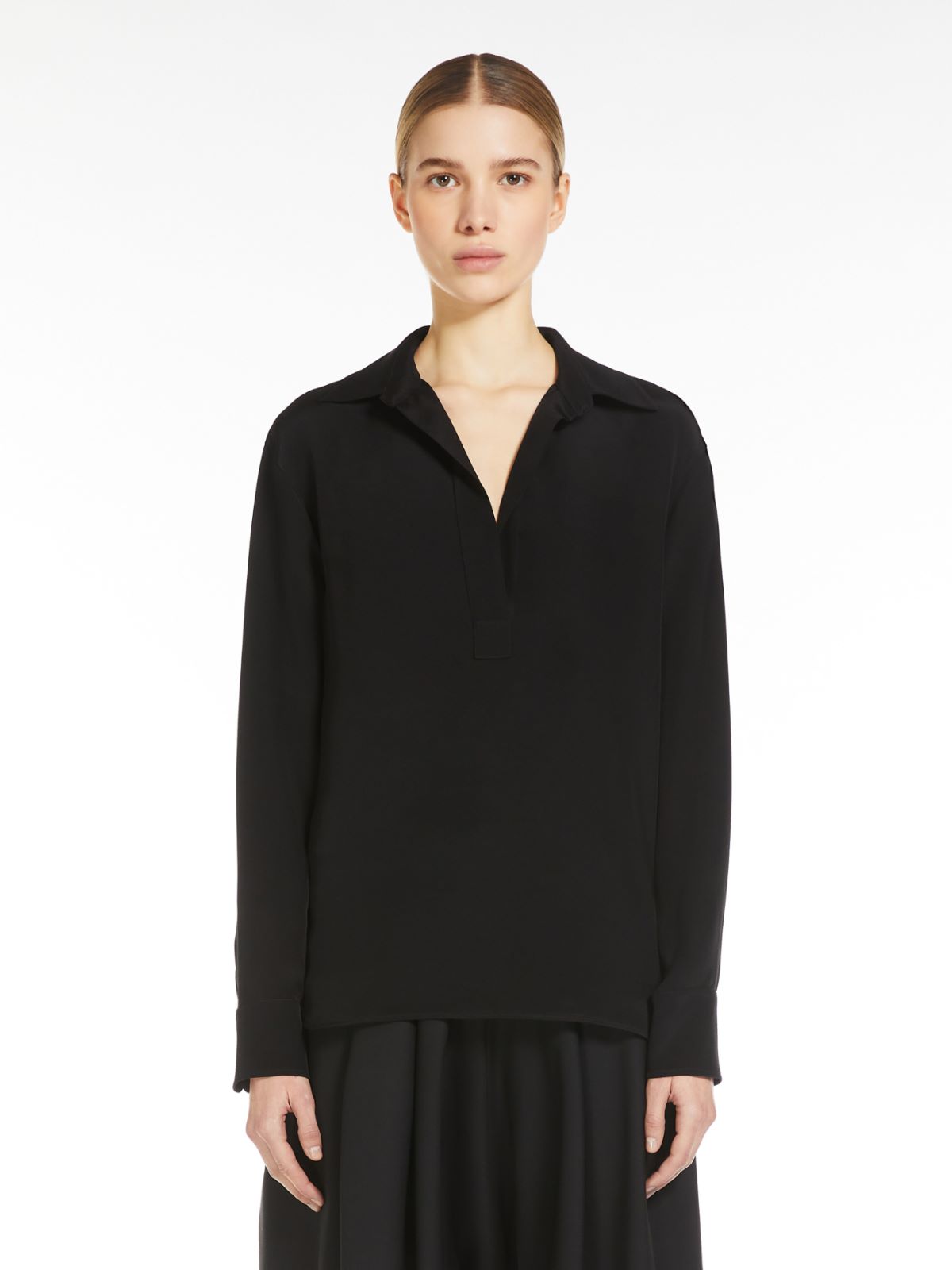 Silk crêpe de Chine shirt