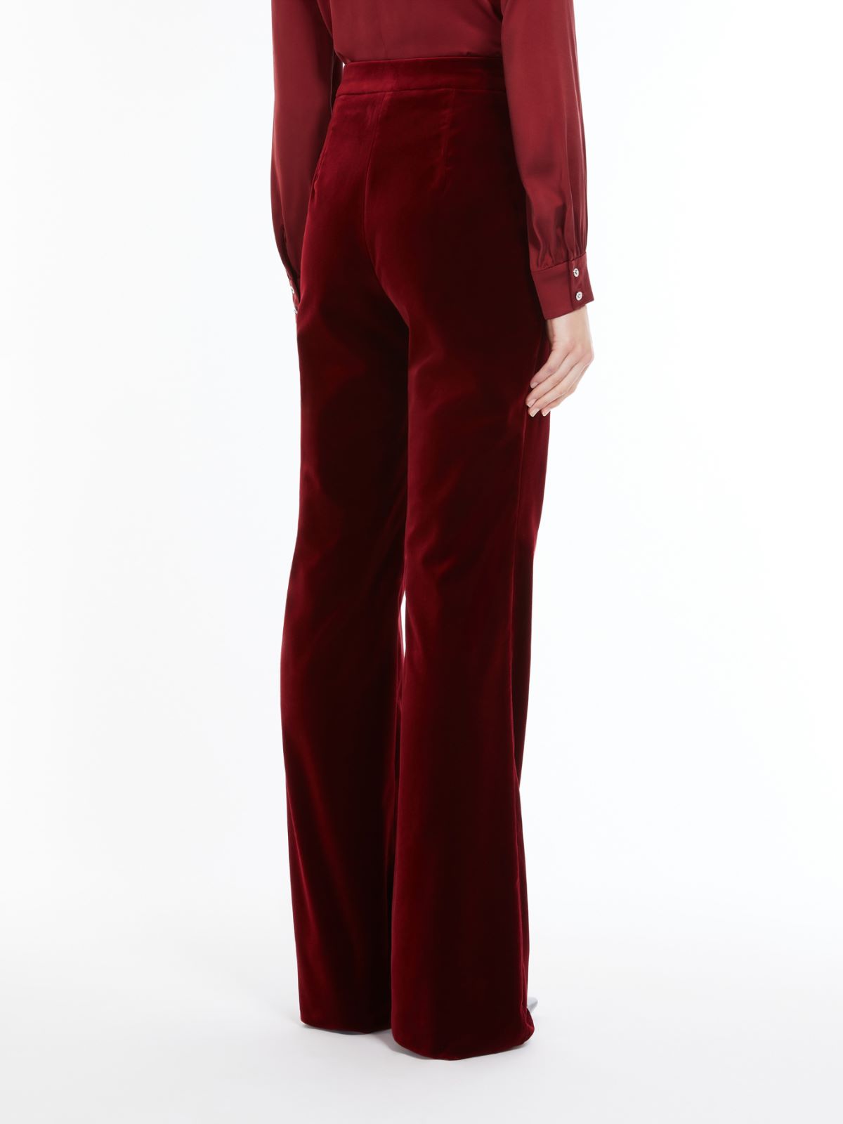 Soft velvet trousers