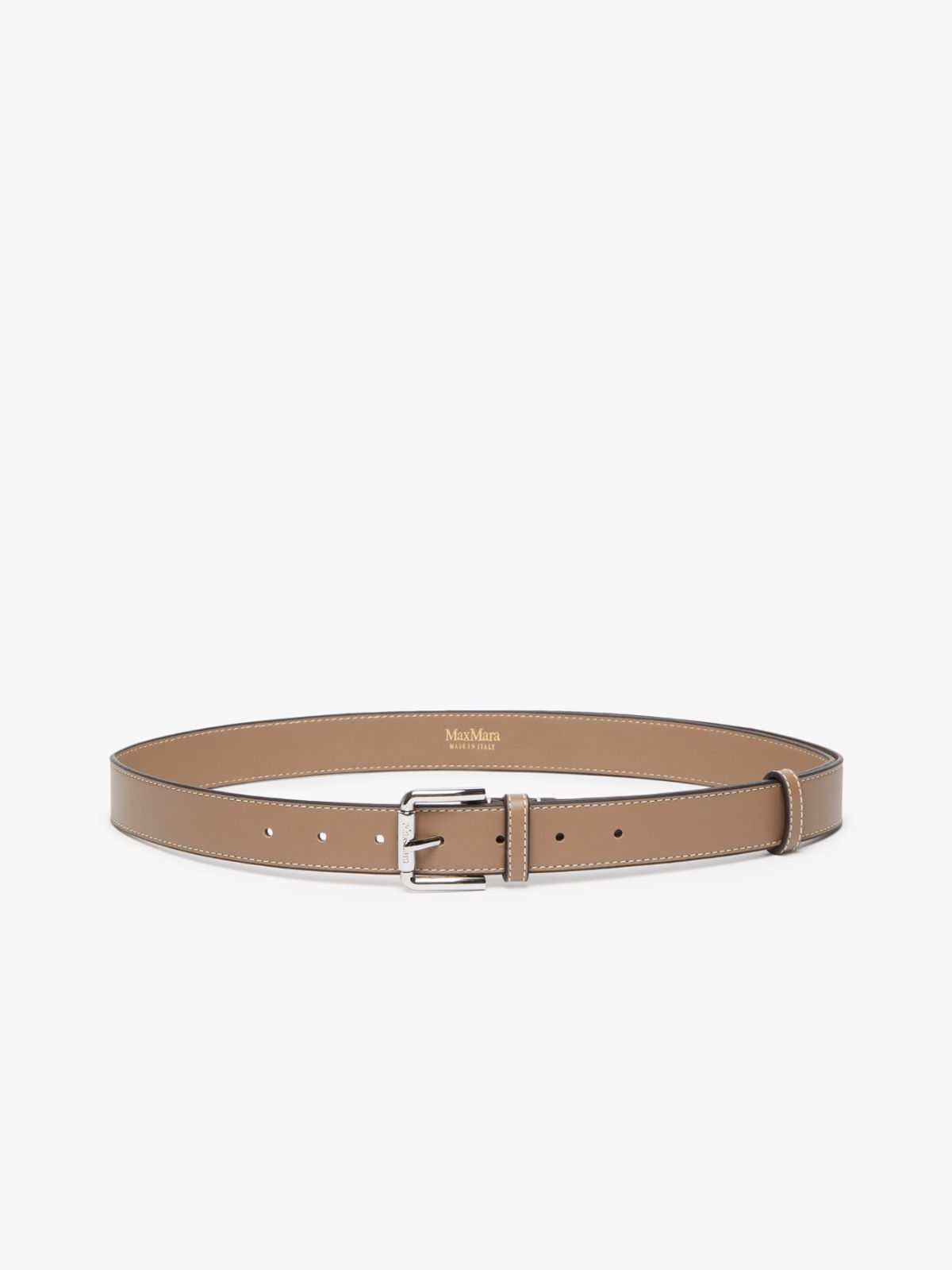 Long leather belt