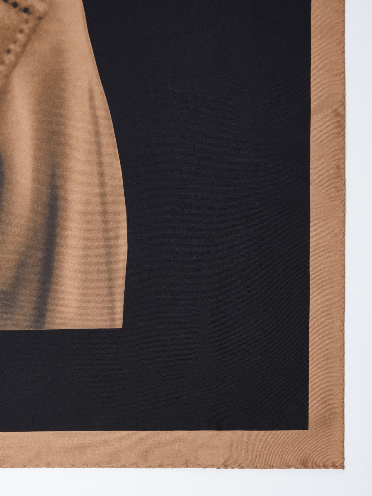 Printed silk foulard