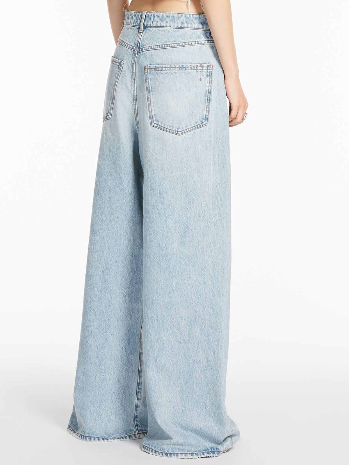 Oversized five-pocket trousers