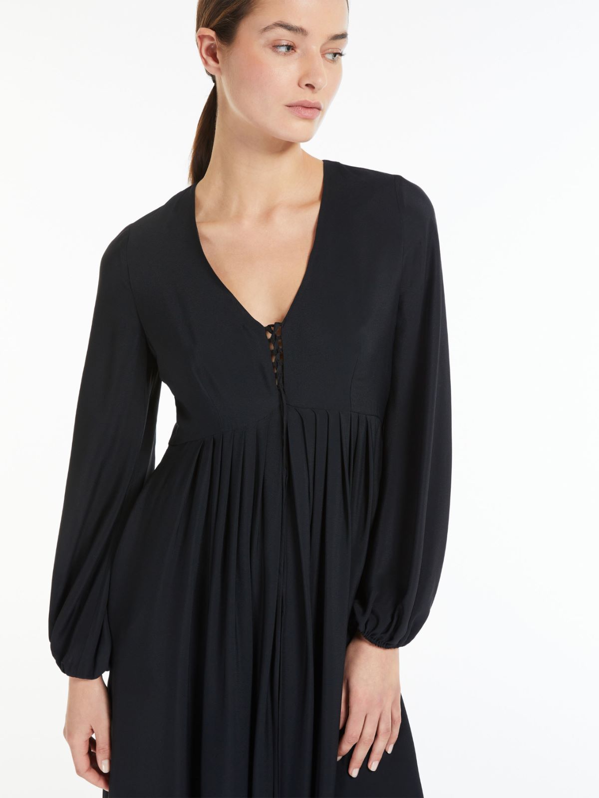 Crepe de chine dress