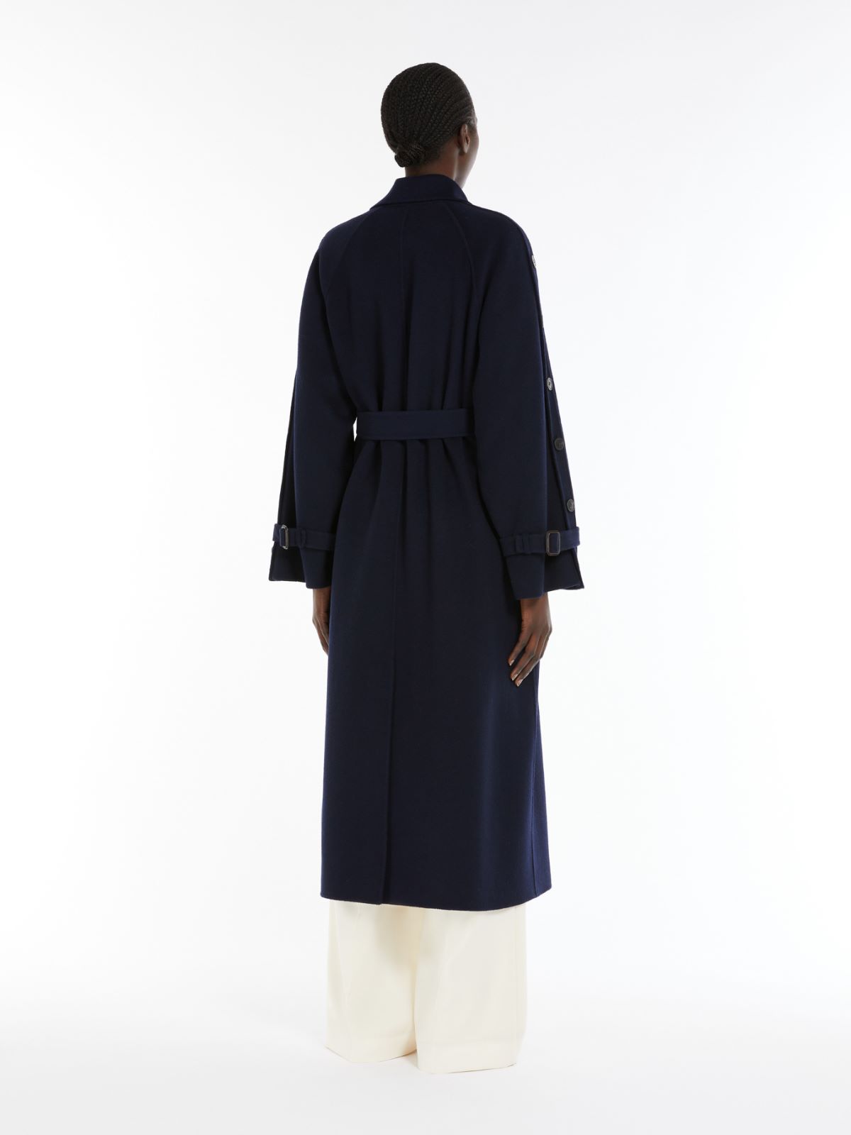 Wool trench coat