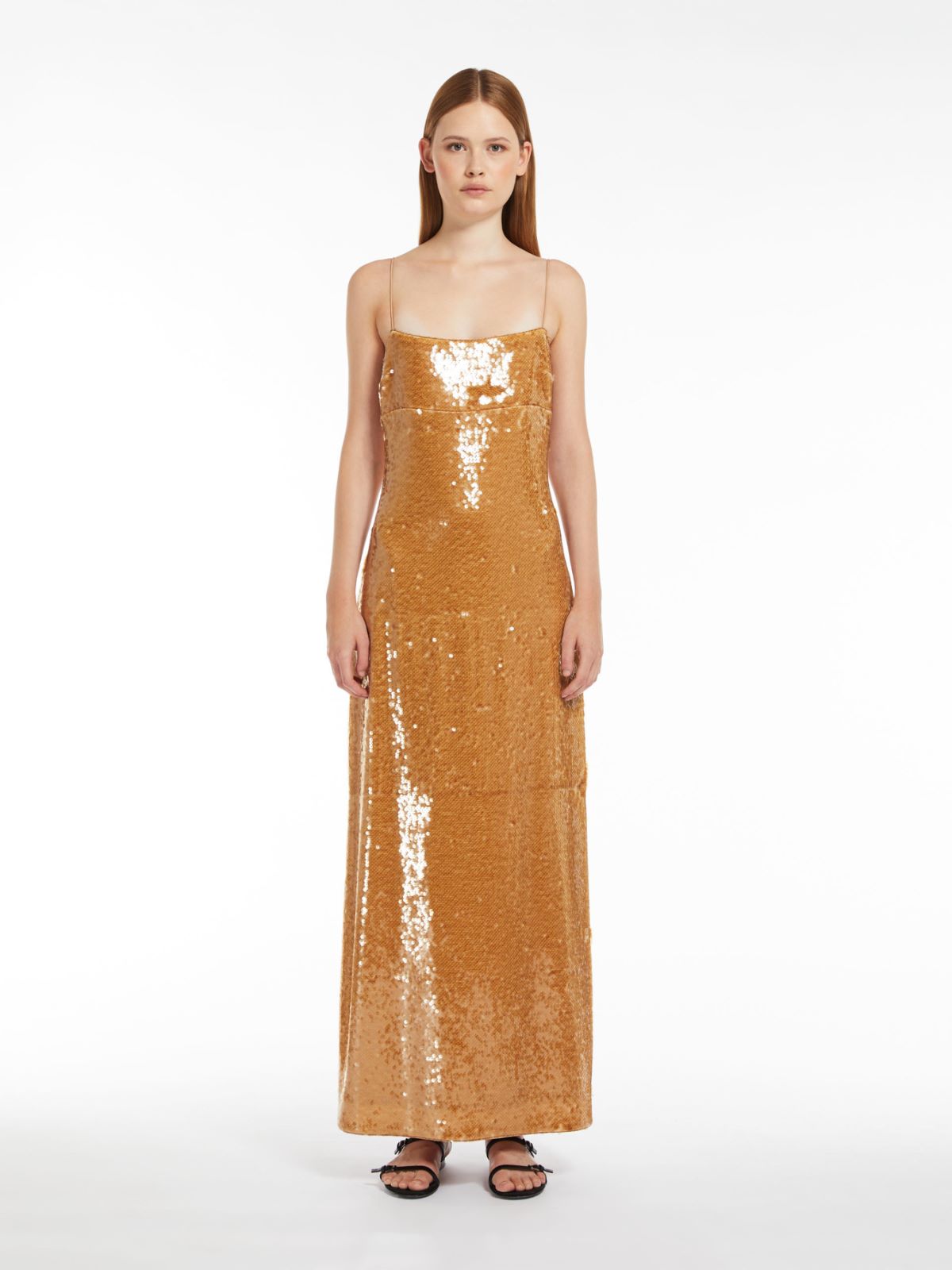 Sequinned sheath dress