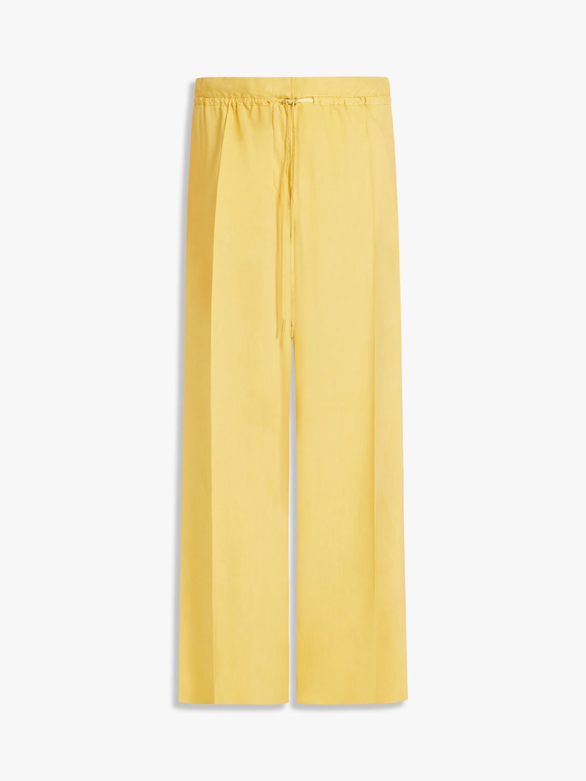 Flowing silk trousers