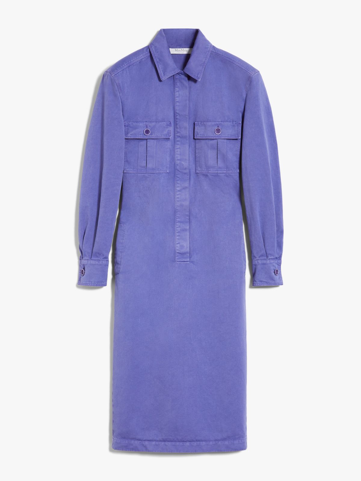 Canvas shirt dress