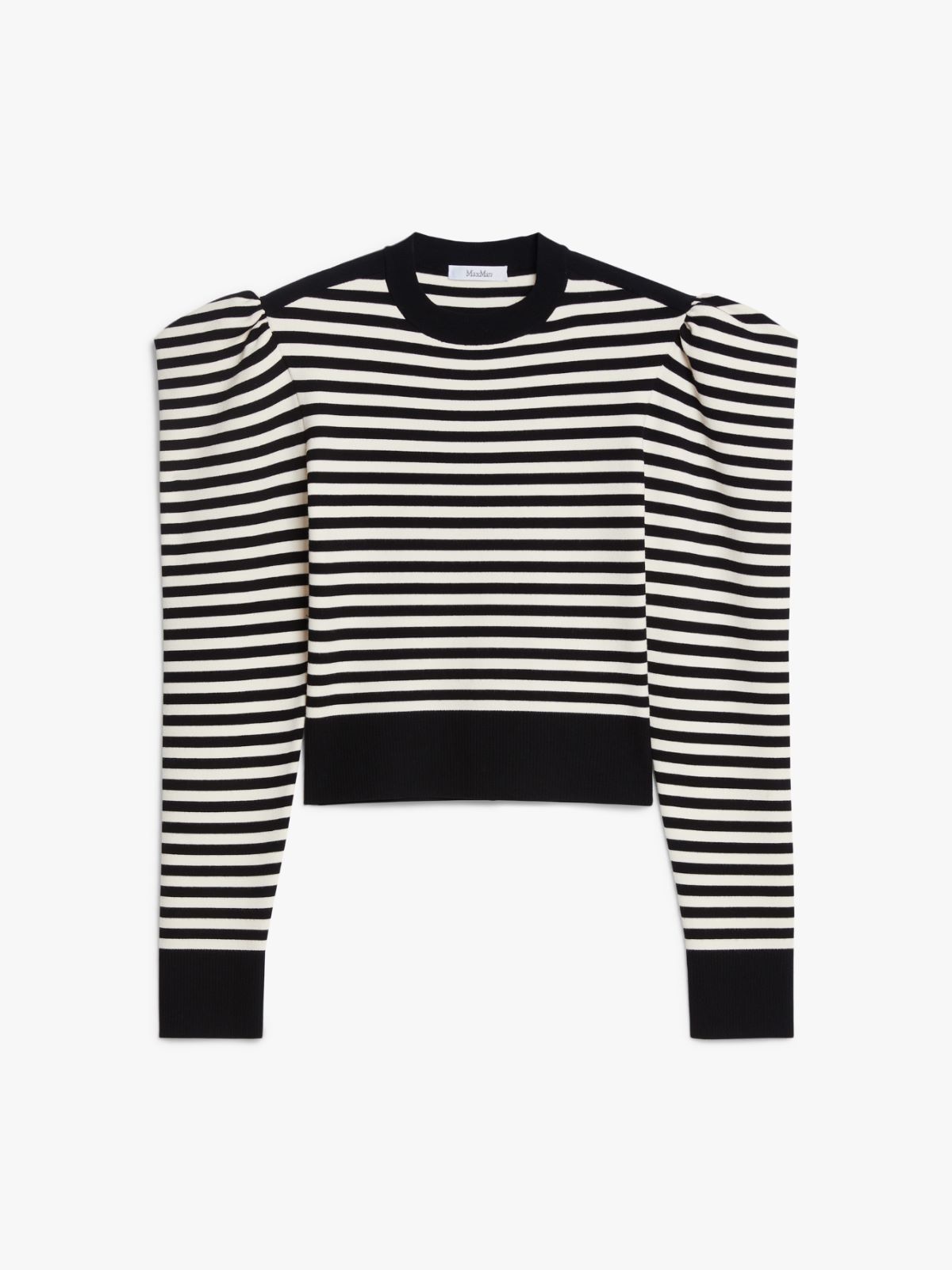 Striped viscose jumper
