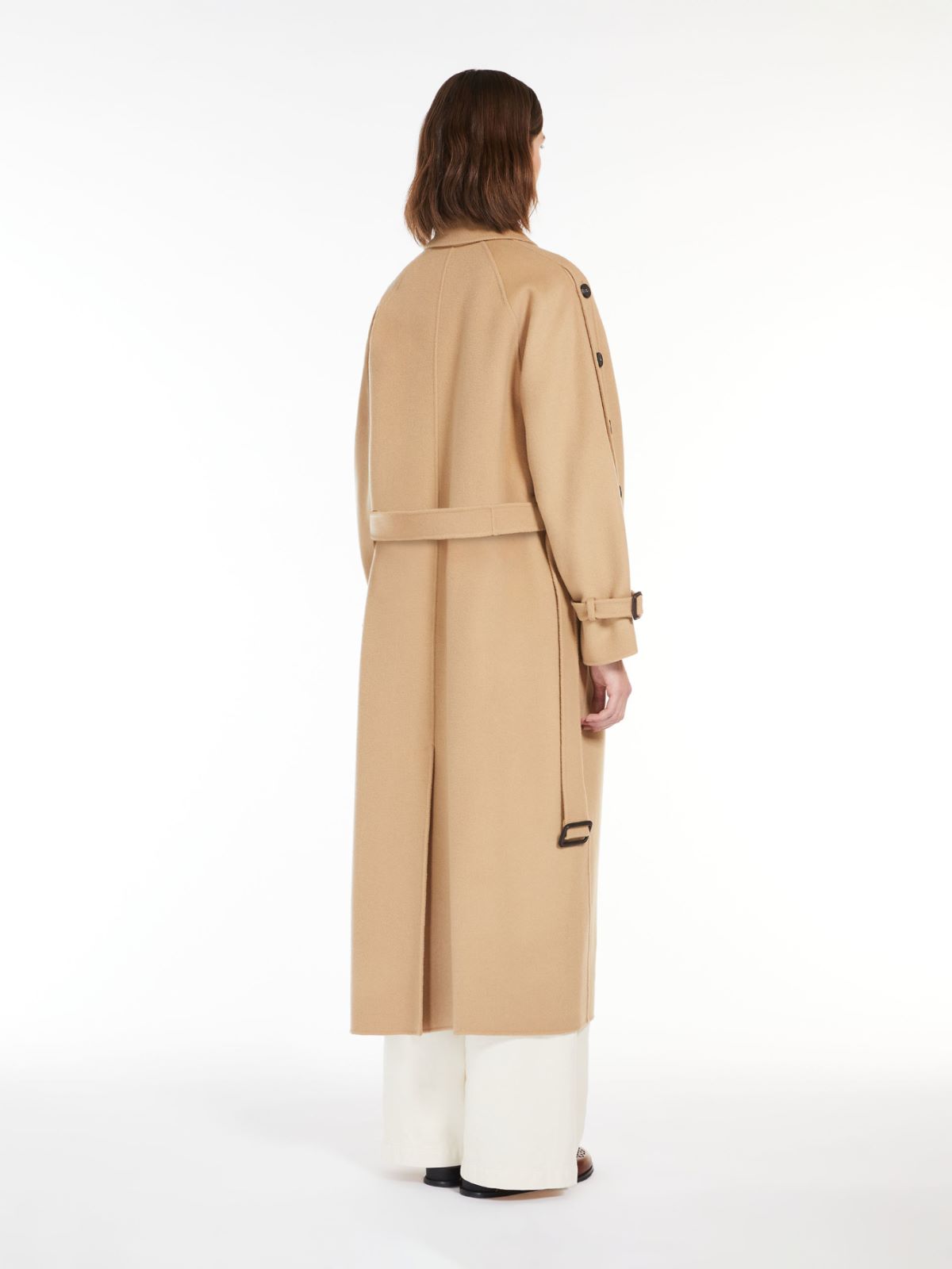 Wool trench coat