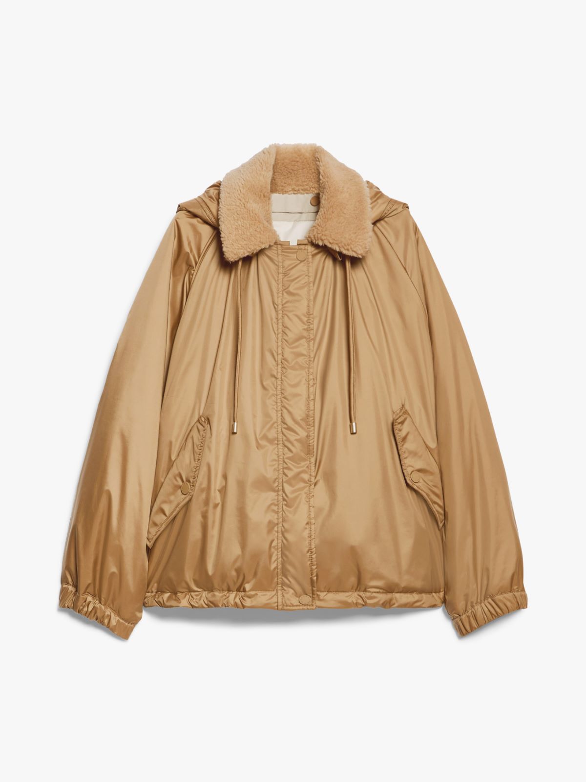 Reversible water-repellent canvas windbreaker
