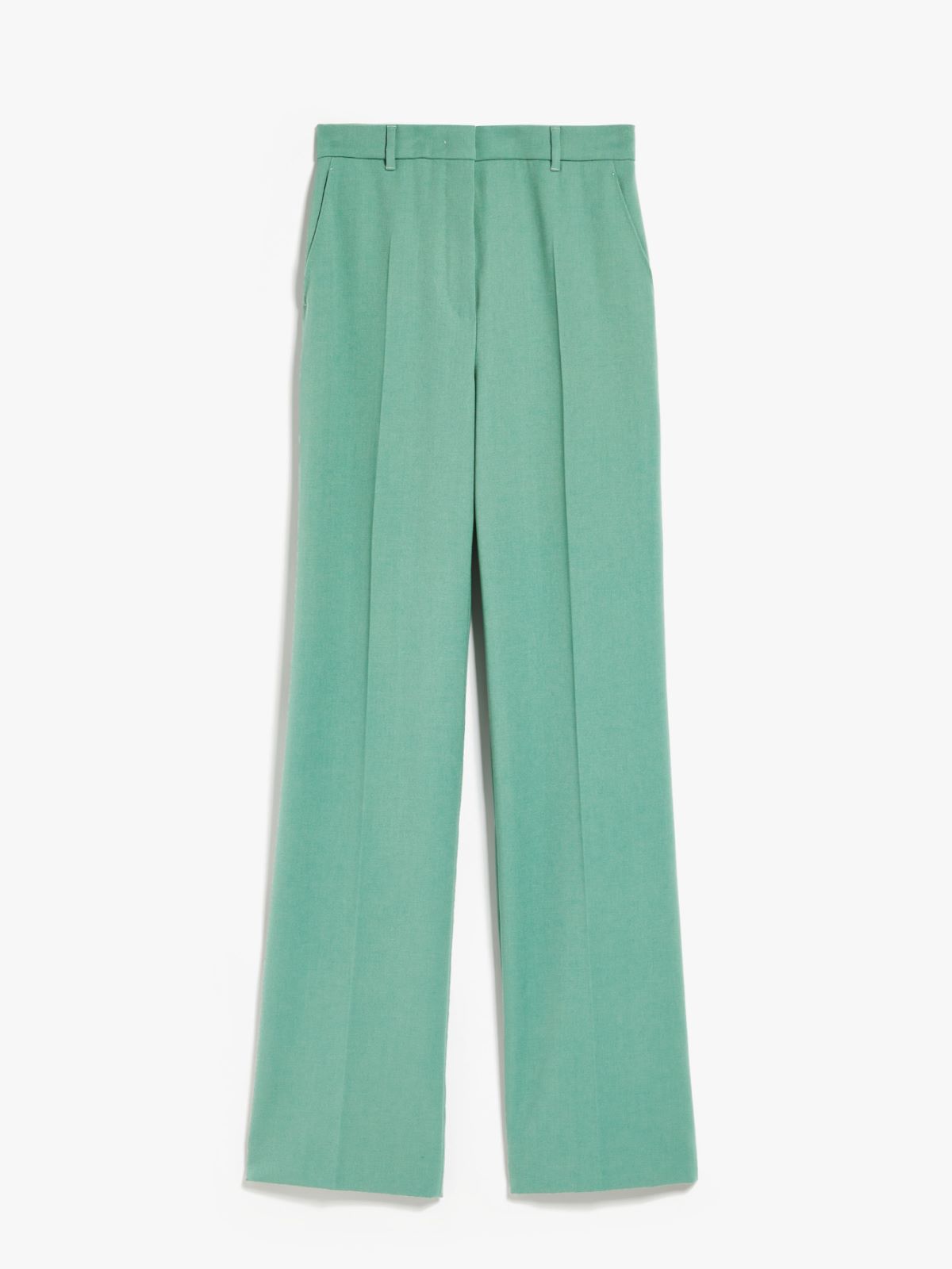 Wool crepe trousers