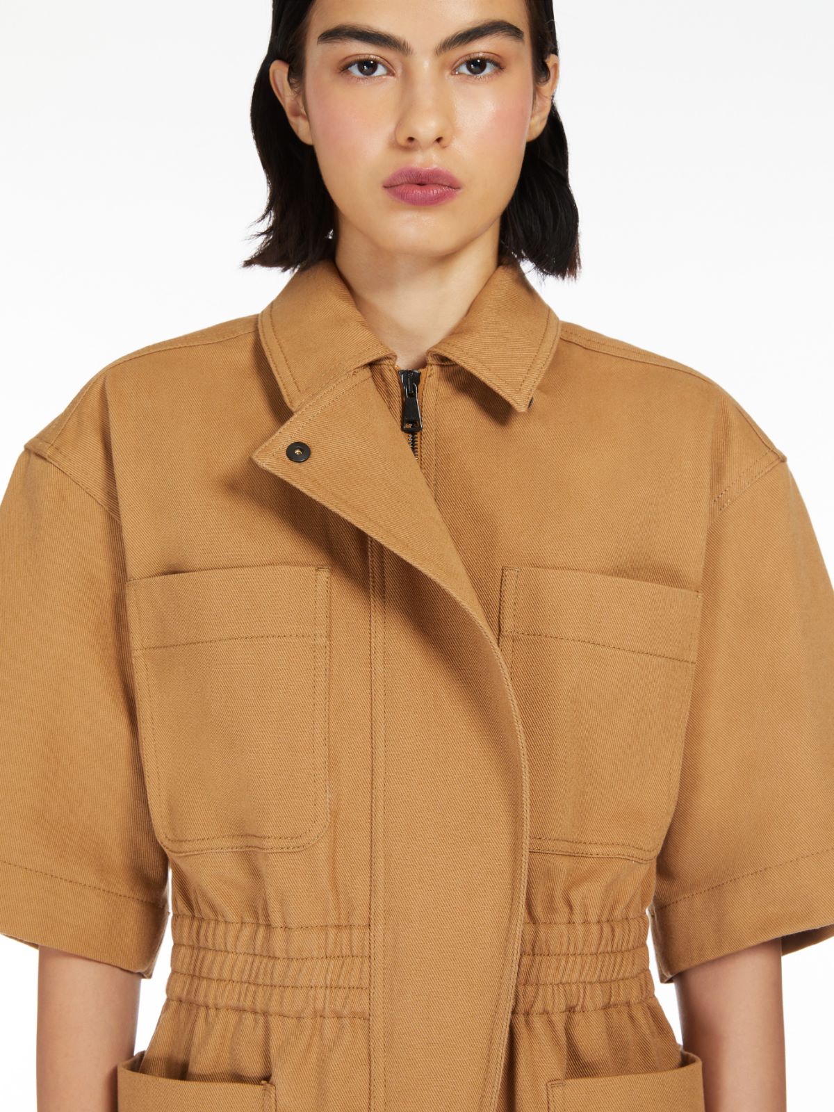 Cotton drill workwear jumpsuit