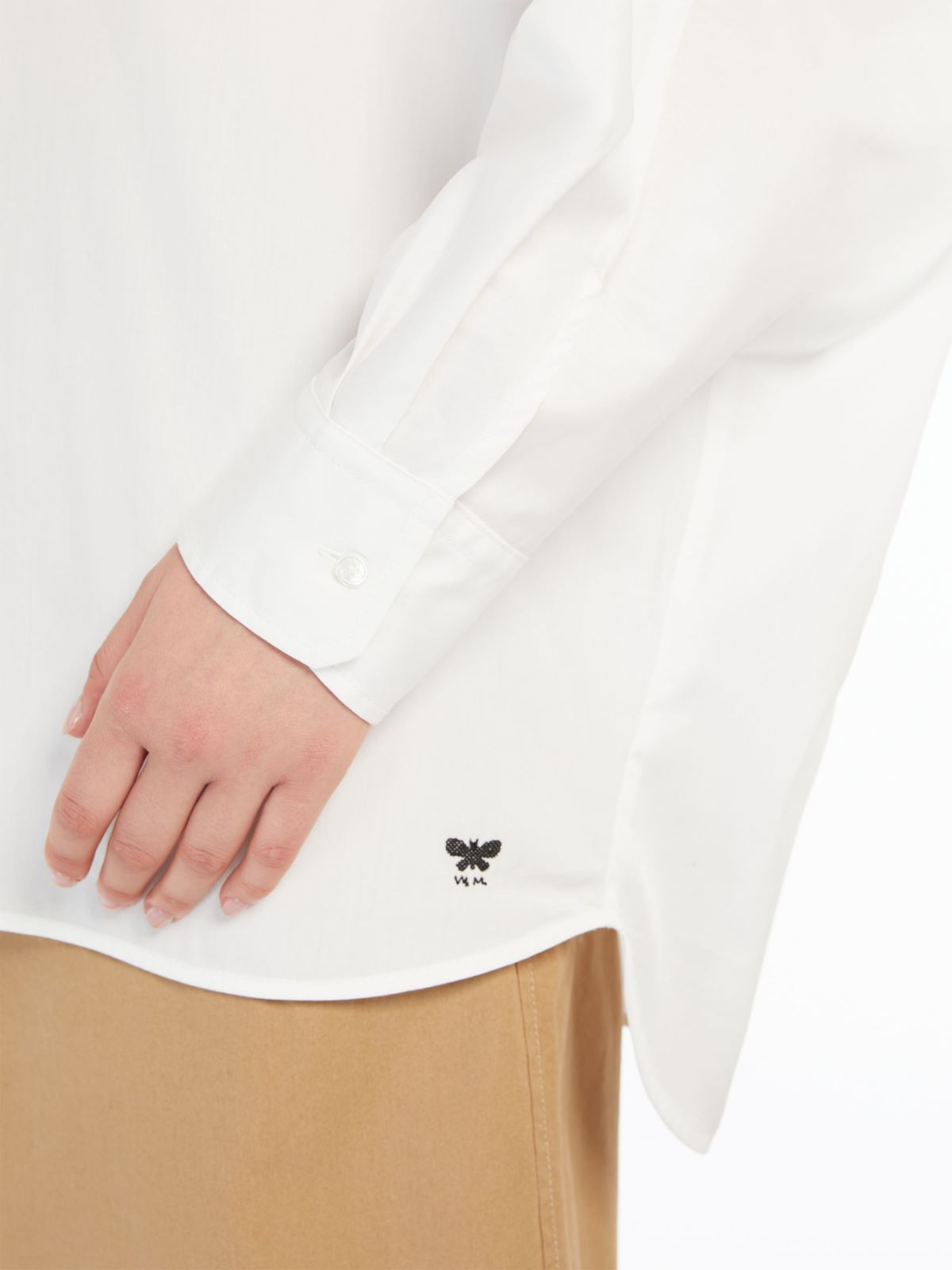 Cotton poplin blouse