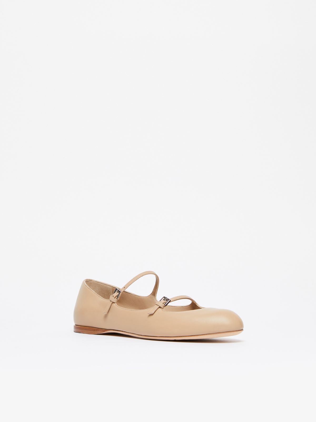 Nappa leather ballet flats