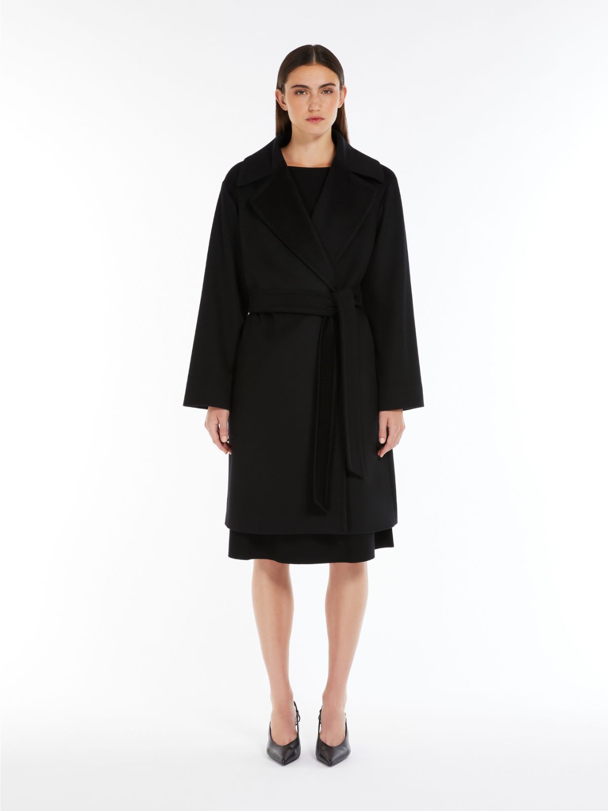 Wool robe coat