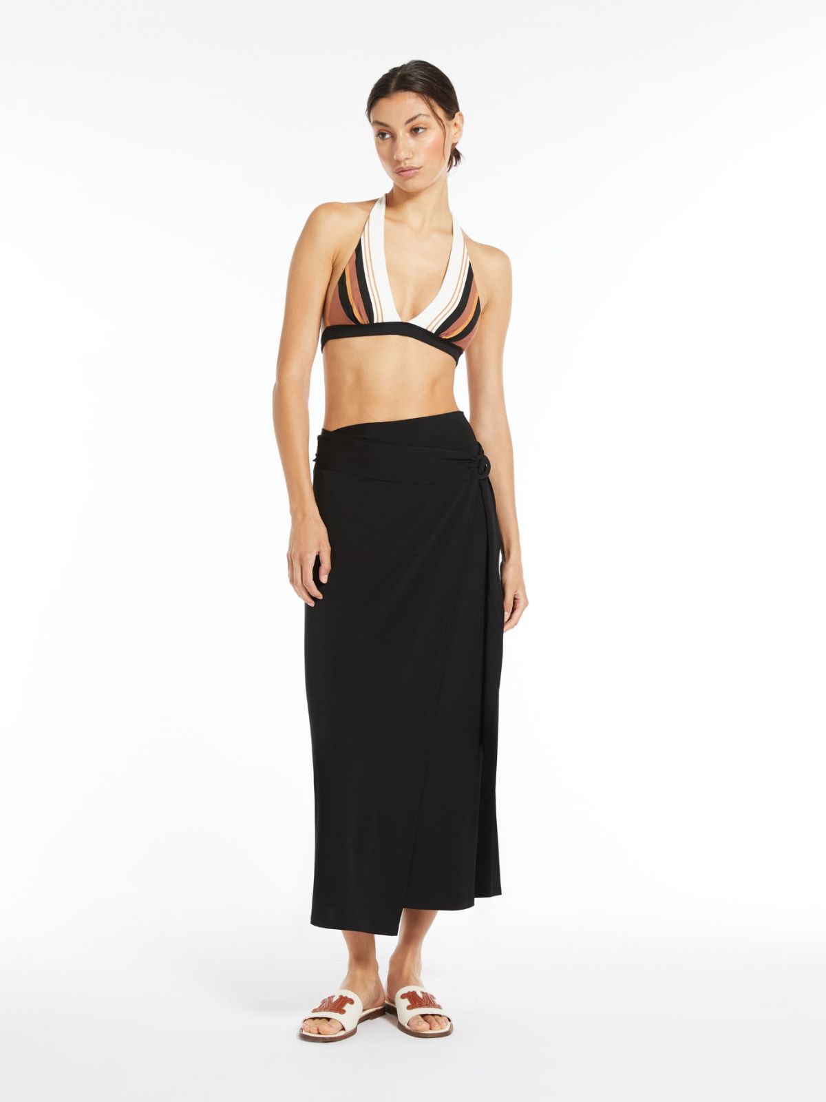 Viscose jersey pareo skirt