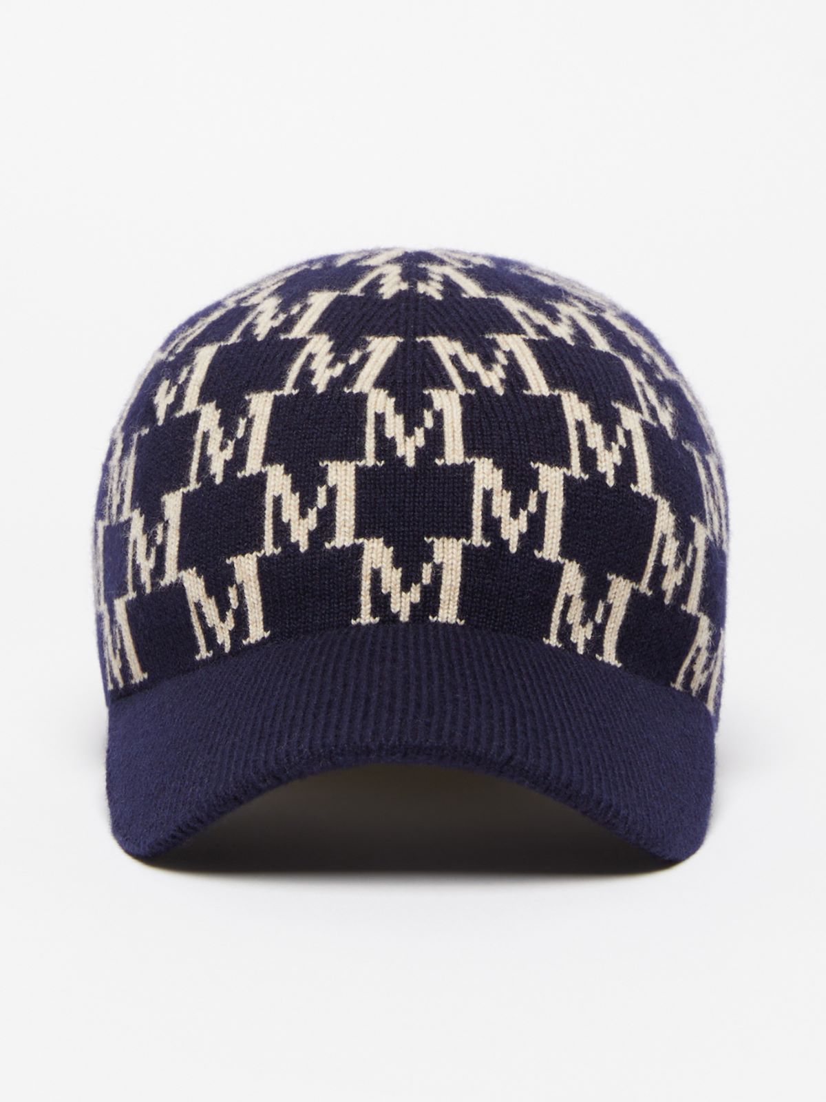 Jacquard cashmere hat