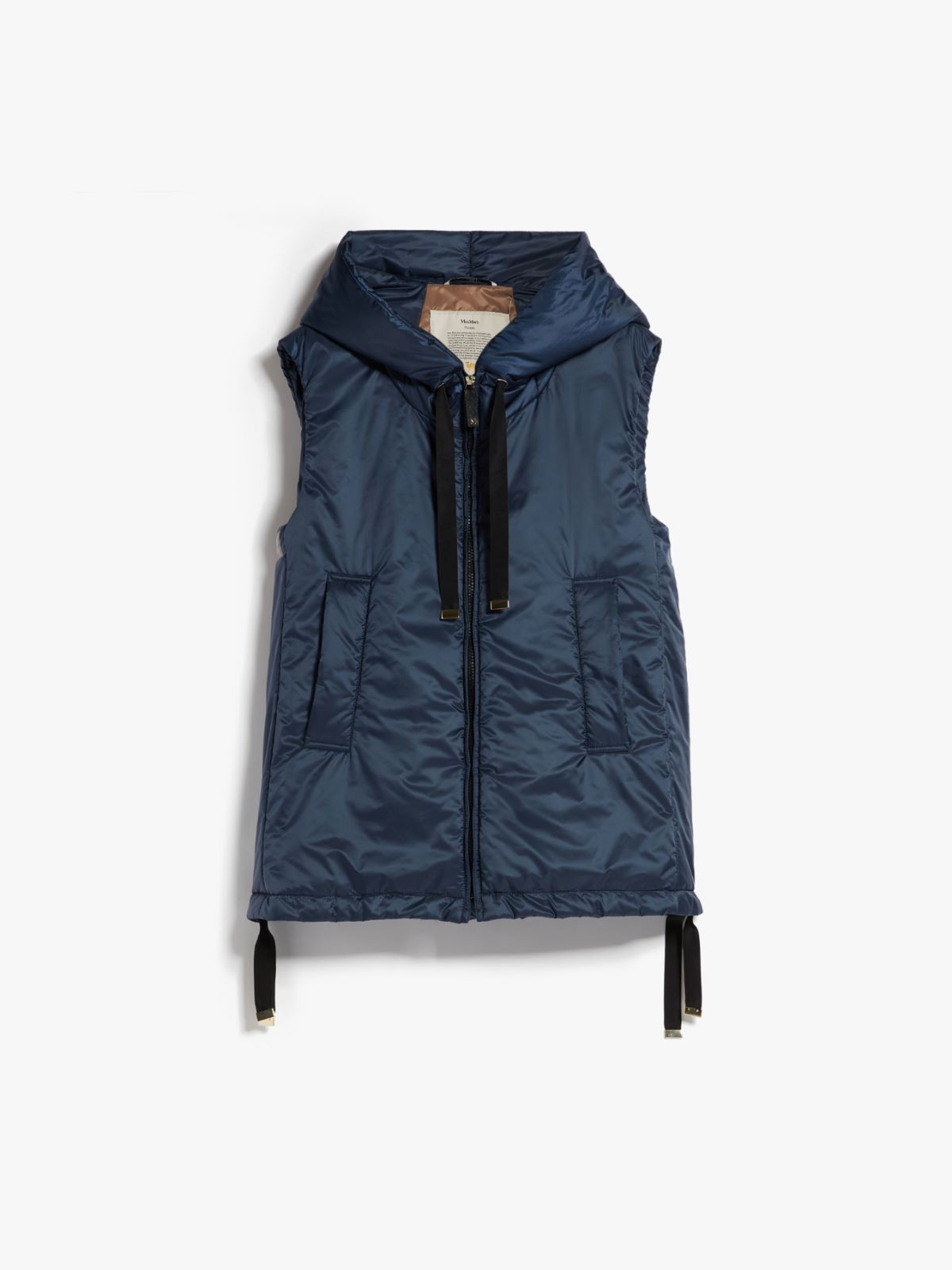 Water-resistant technical canvas gilet