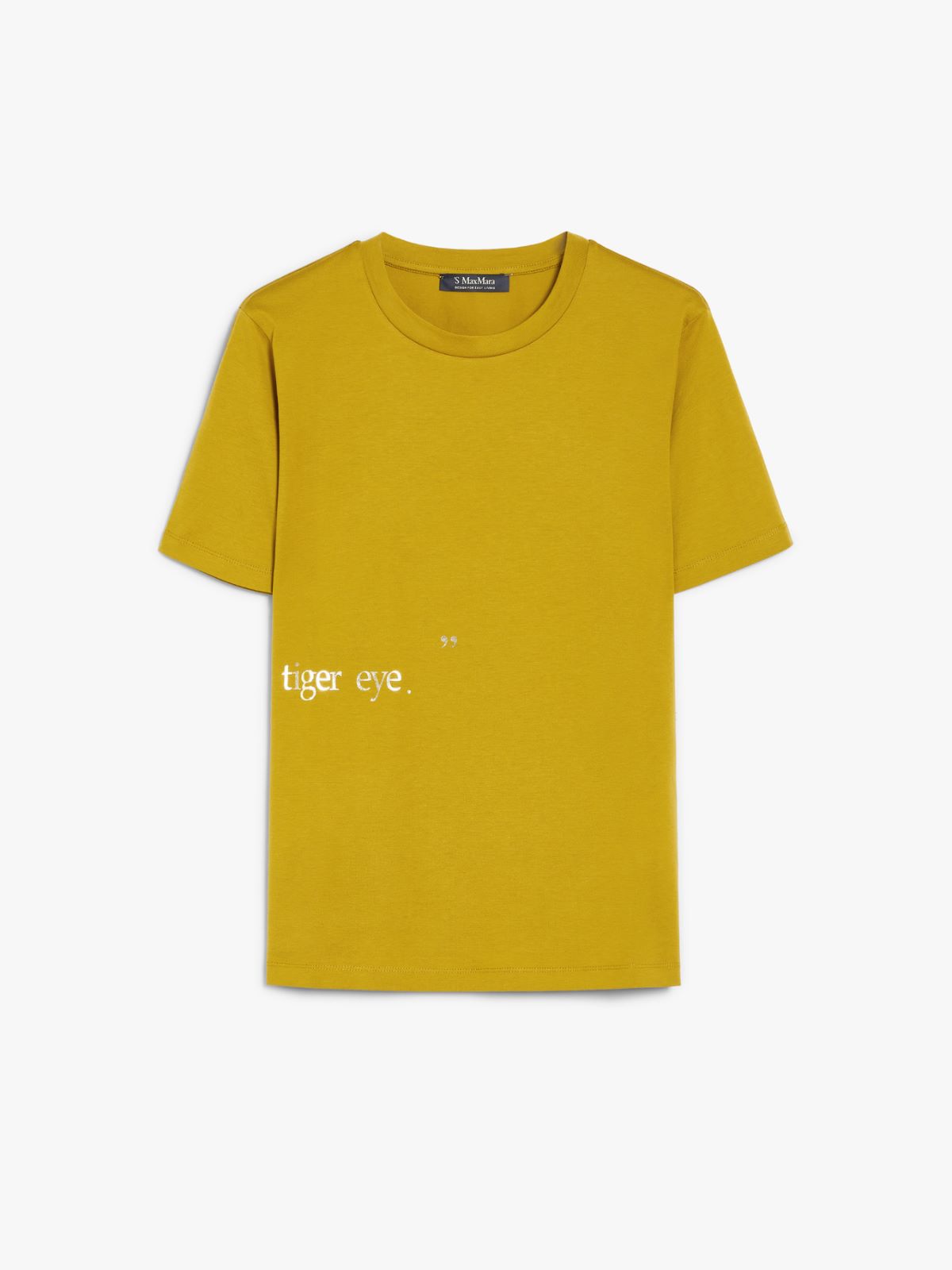 Cotton jersey print T-shirt