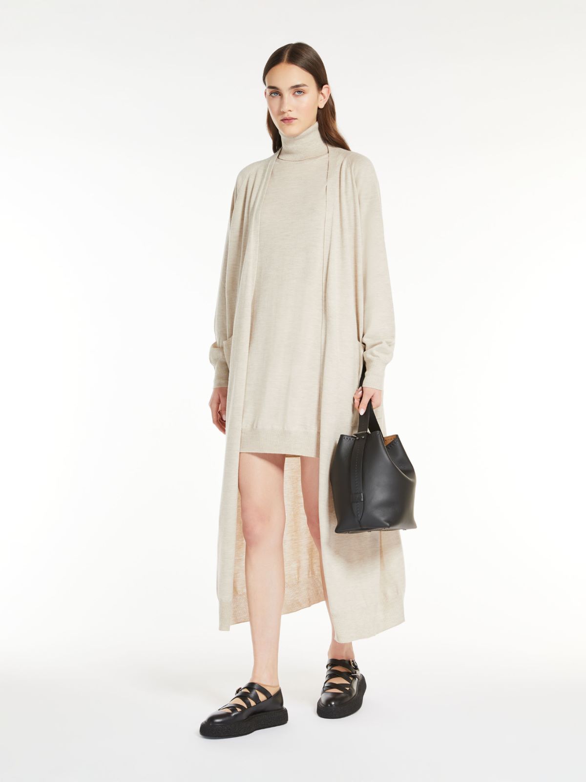 Short cashmere dress