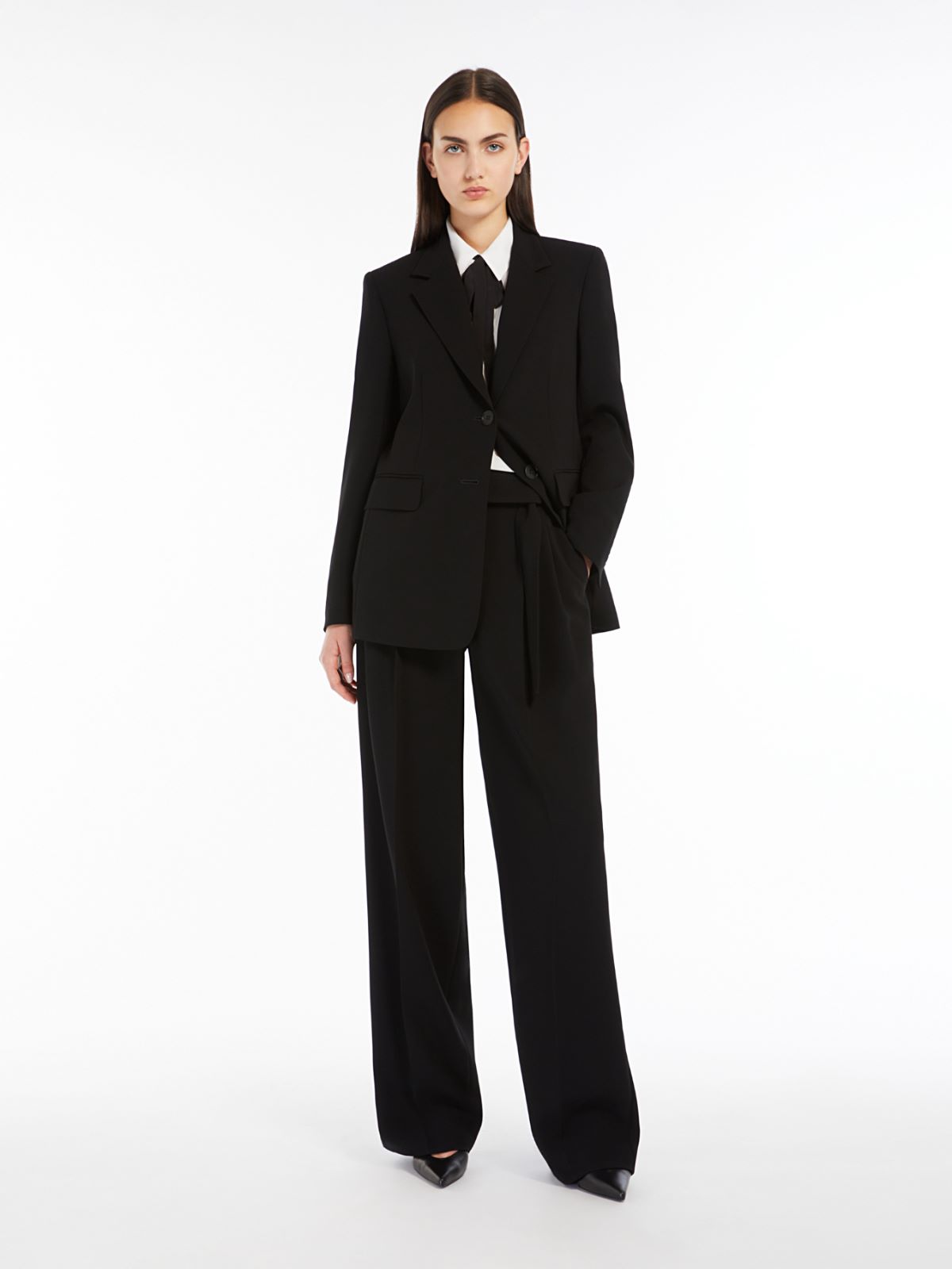 Flowing cady trousers