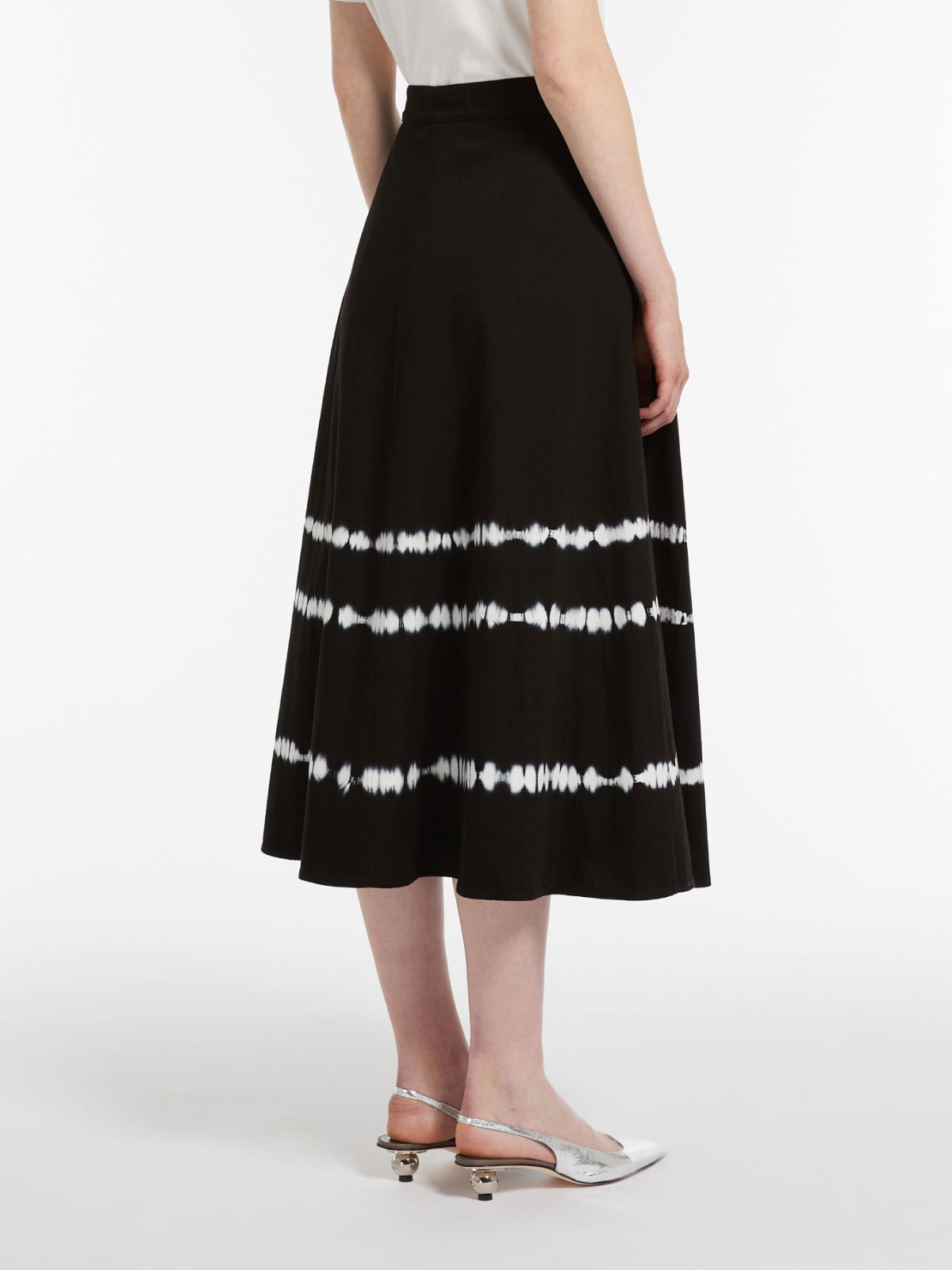 Cotton tie-dye skirt