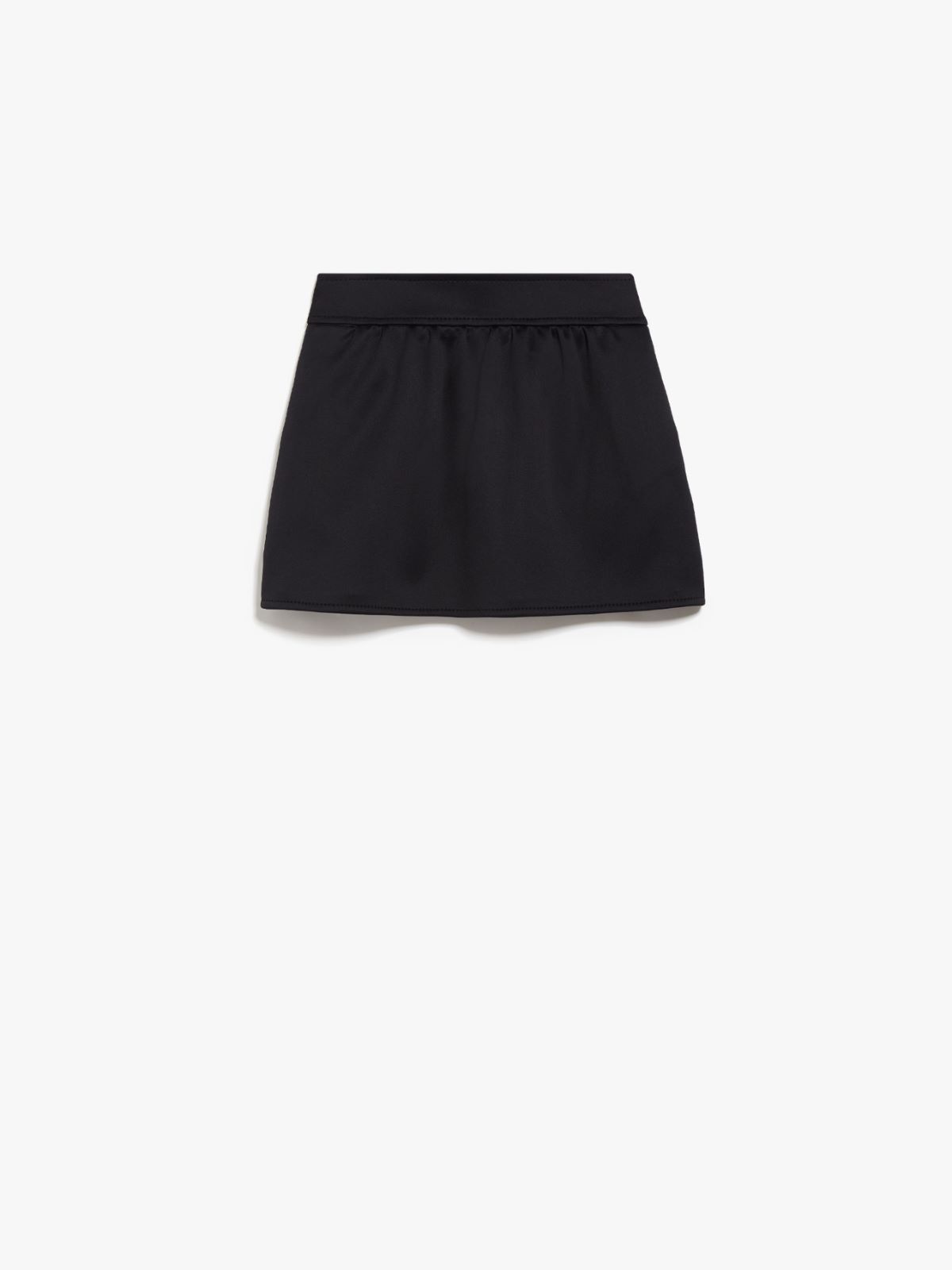 Short skirt in cotton scuba fabric