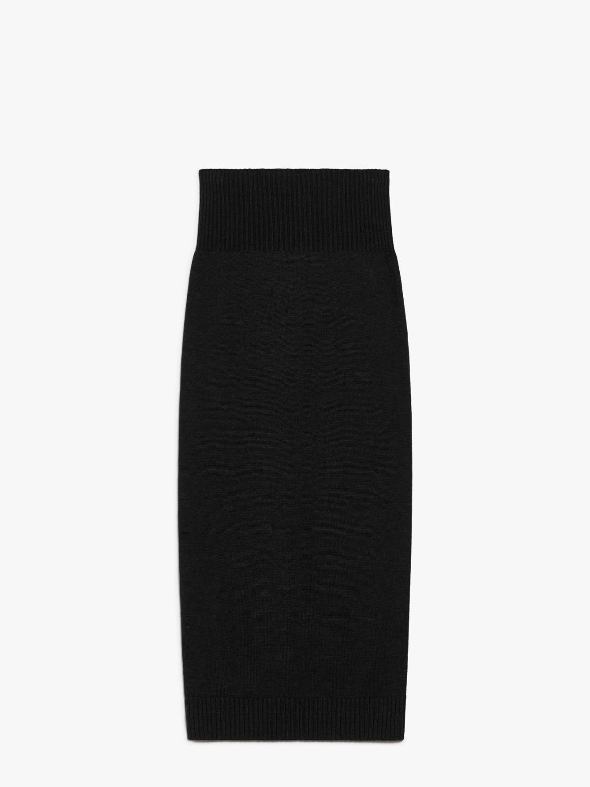 Seamless wool skirt
