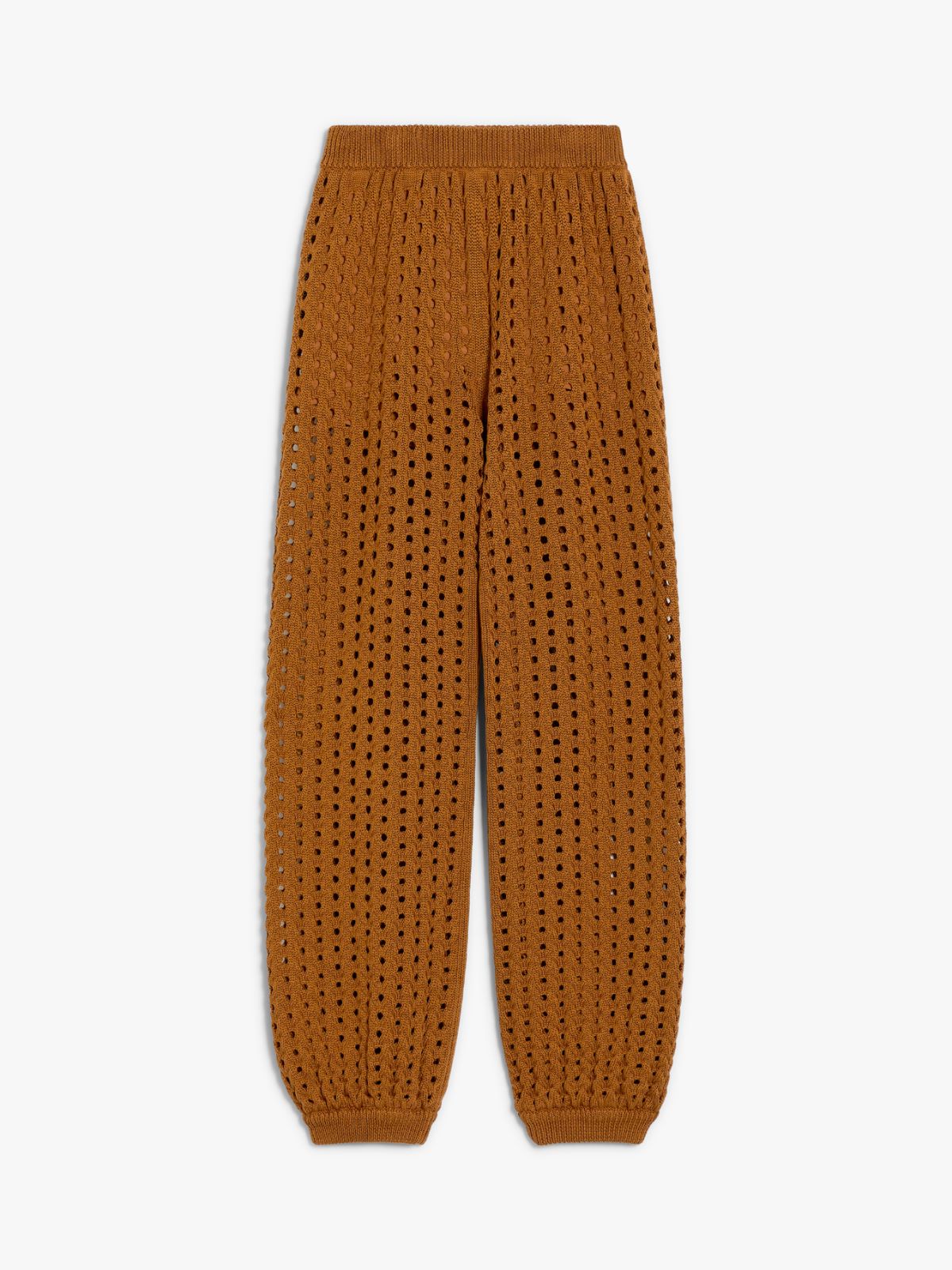 Mesh joggers in cotton