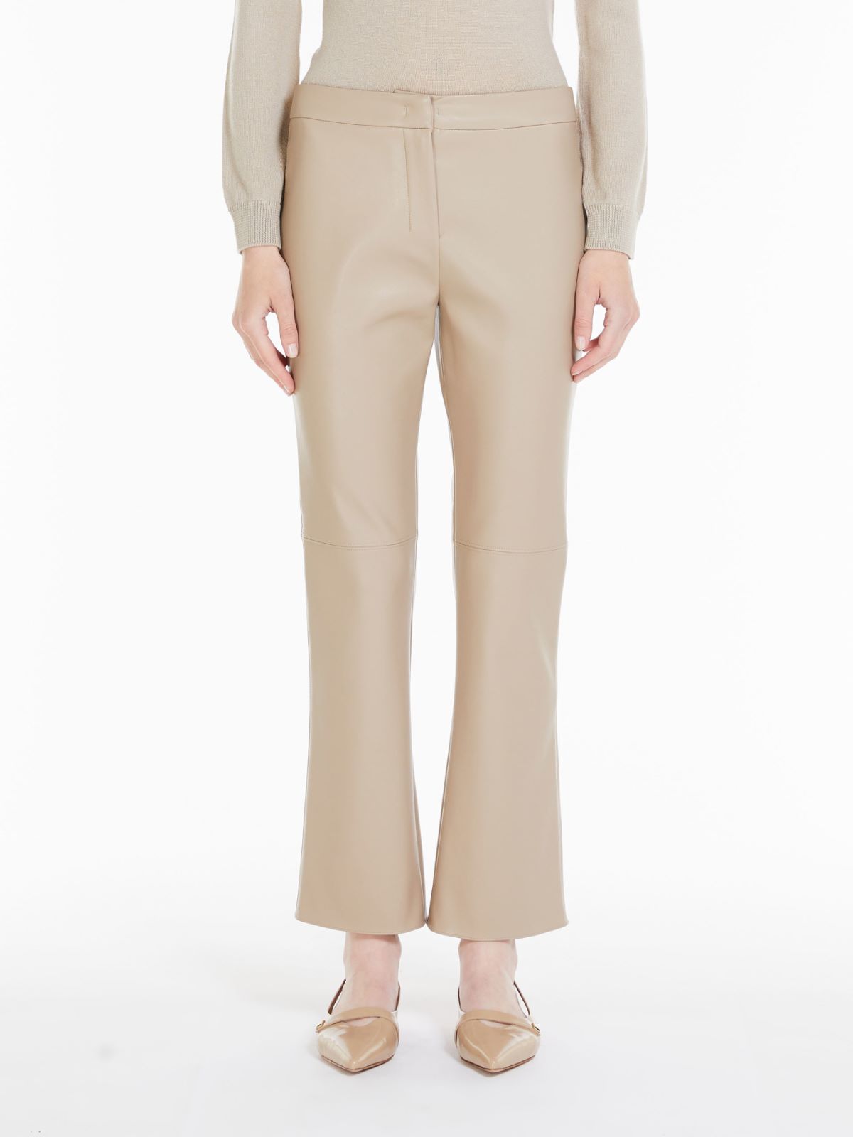 Coated fabric trousers
