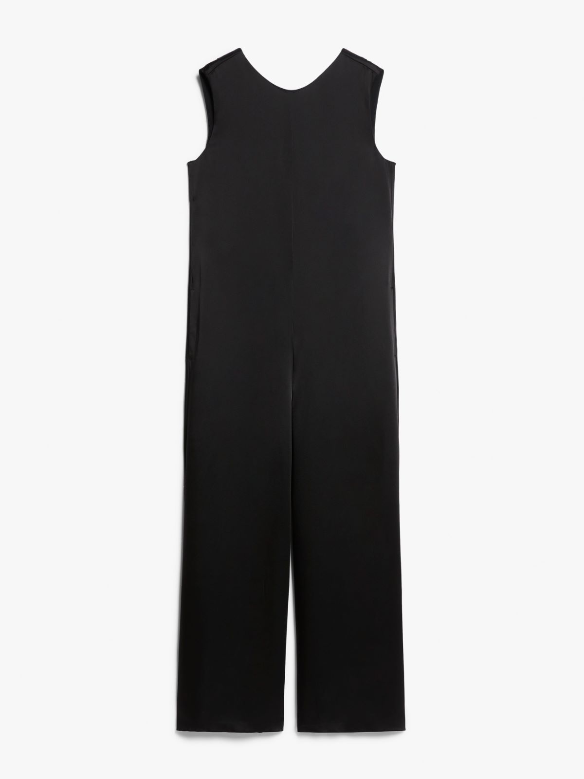 Viscose blend satin jumpsuit