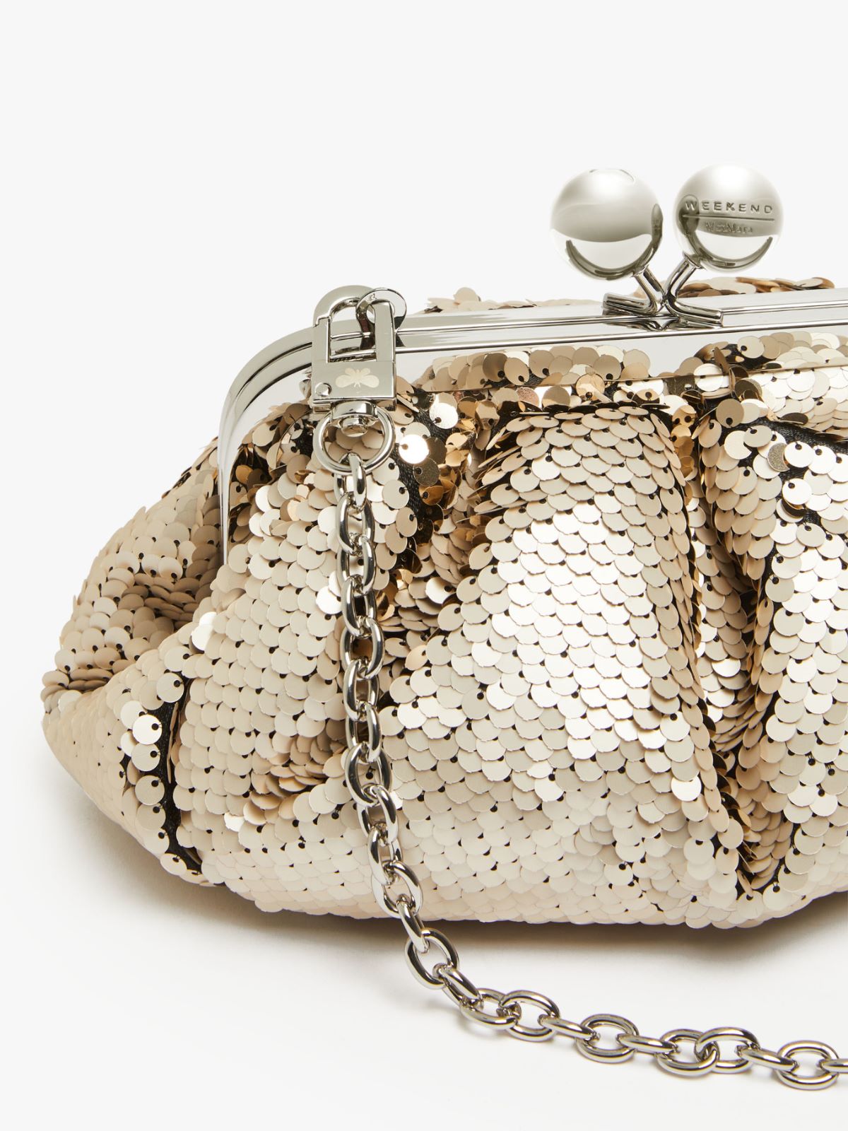 Small sequinned Pasticcino Bag