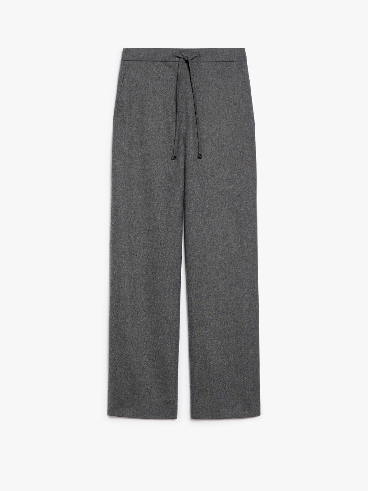 Flannel jogging trousers