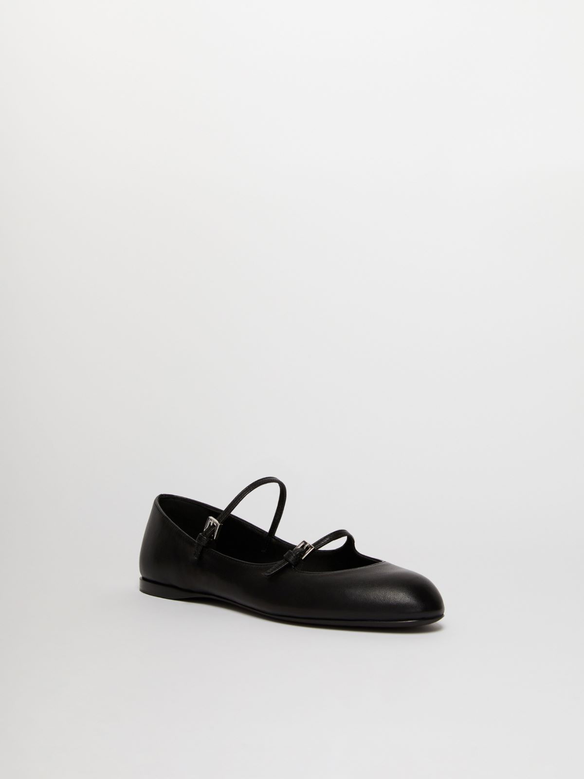 Nappa leather ballet flats