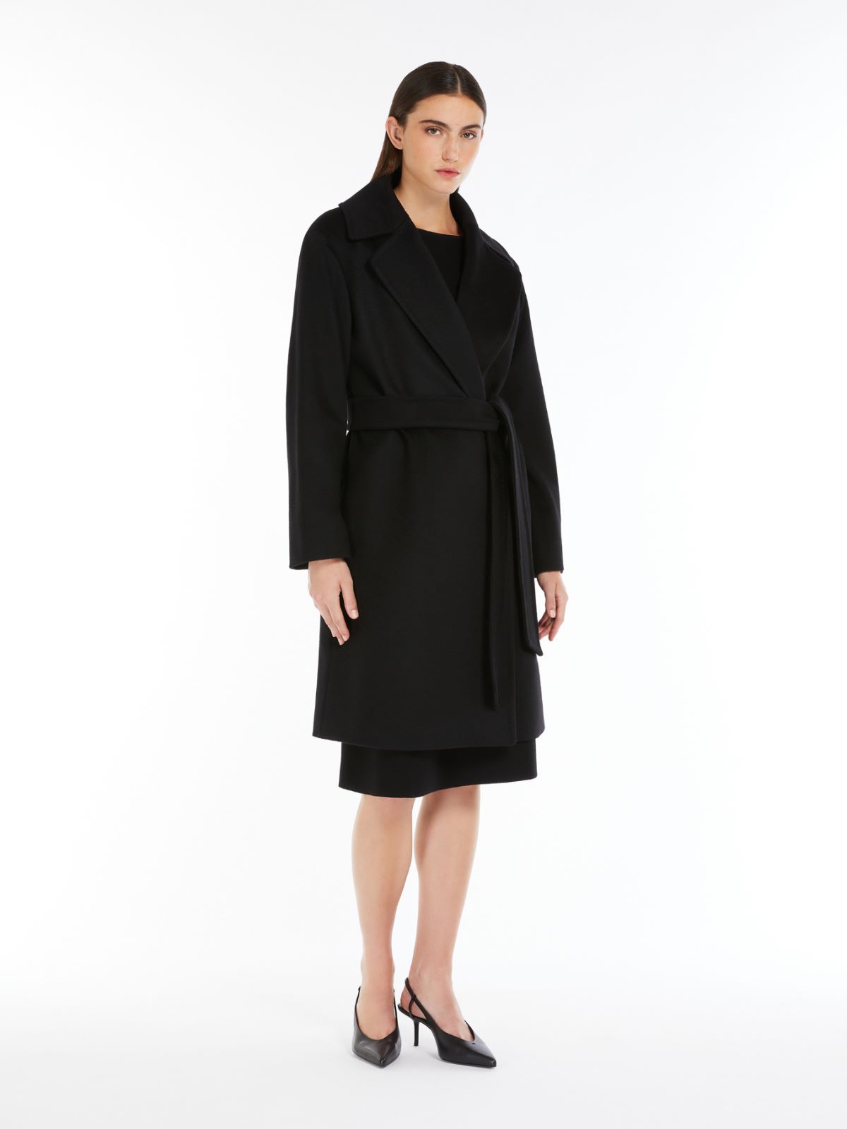 Wool robe coat