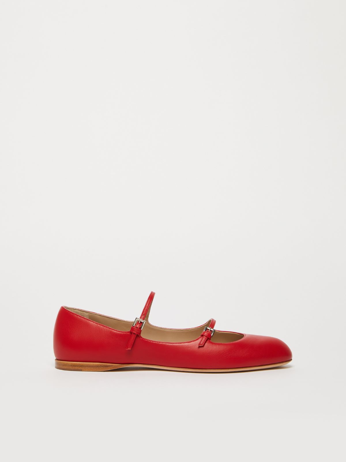 Nappa leather ballet flats