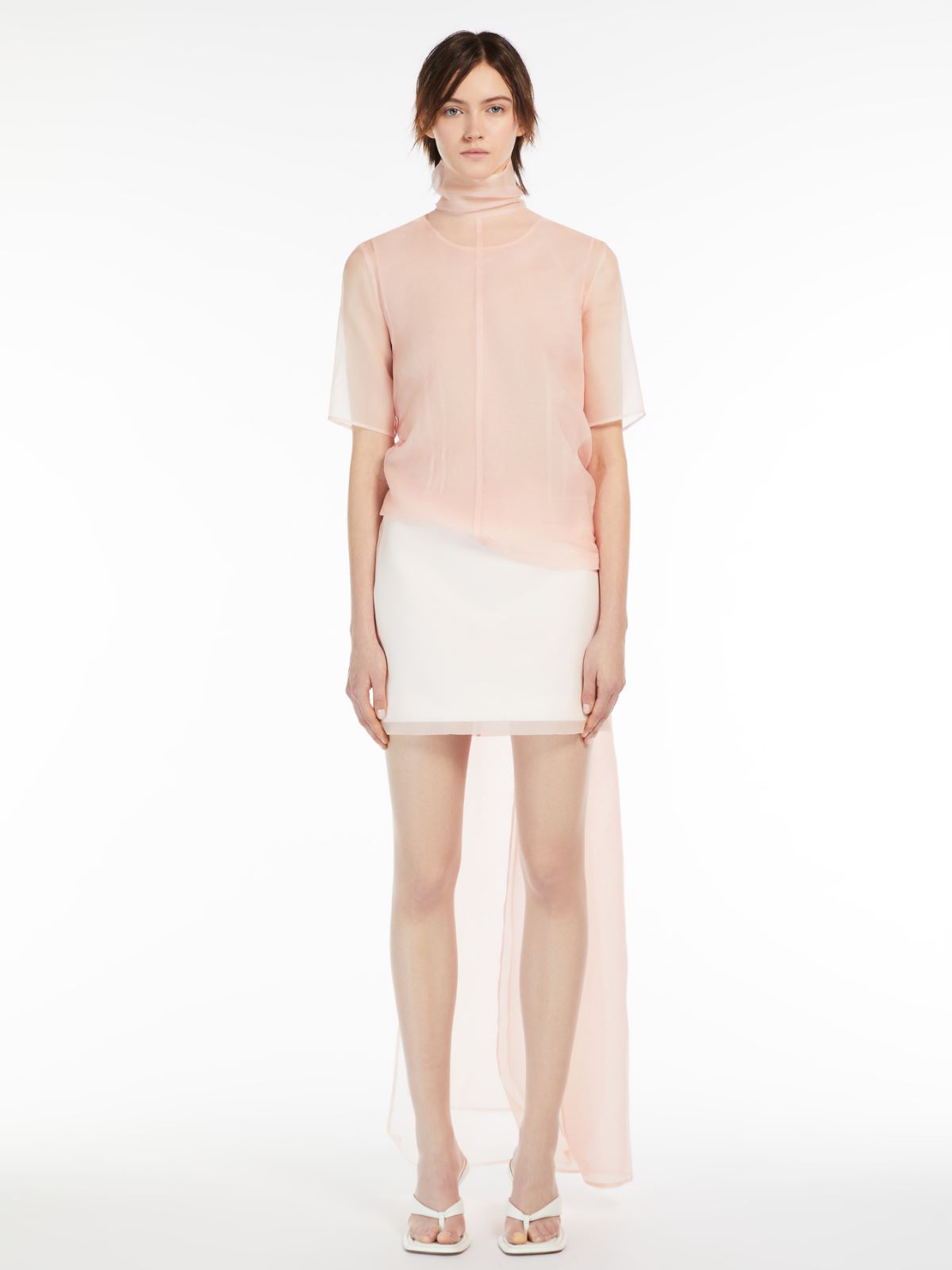 Double-layer mini skirt