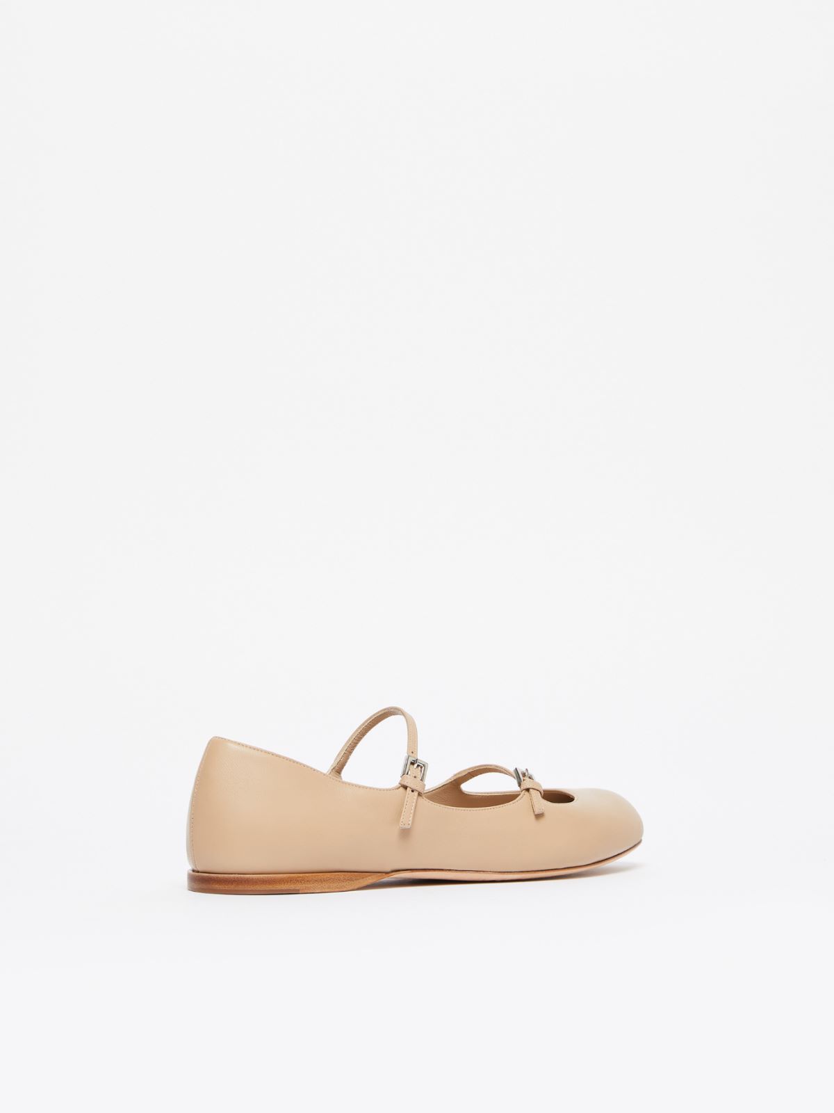 Nappa leather ballet flats