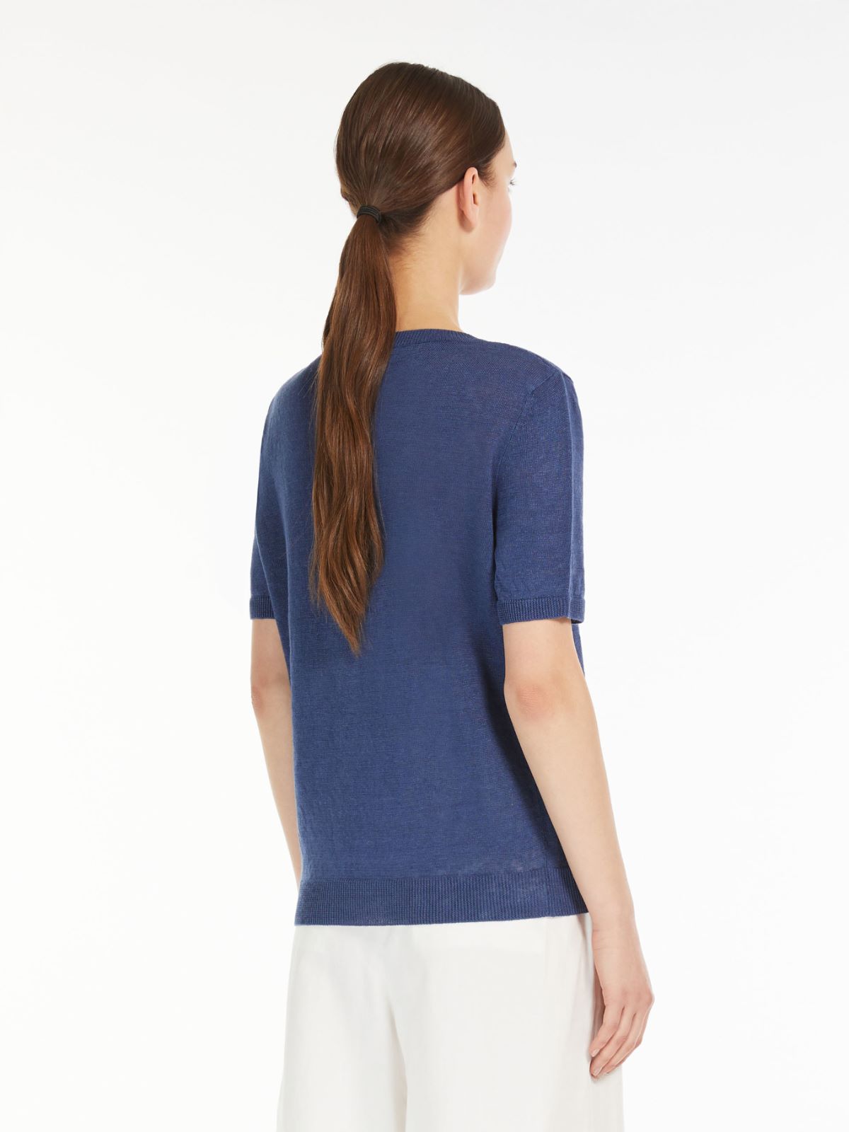 Linen yarn T-shirt