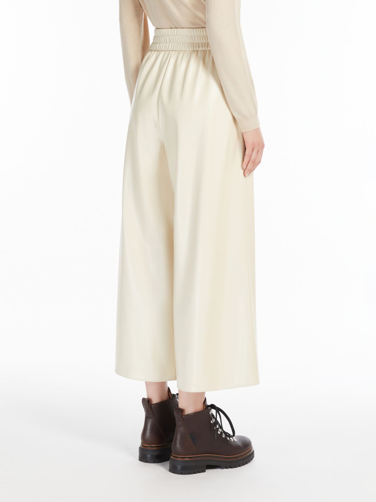 Coated fabric trousers