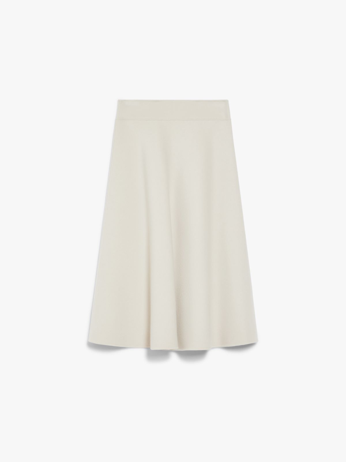Wool A-line skirt