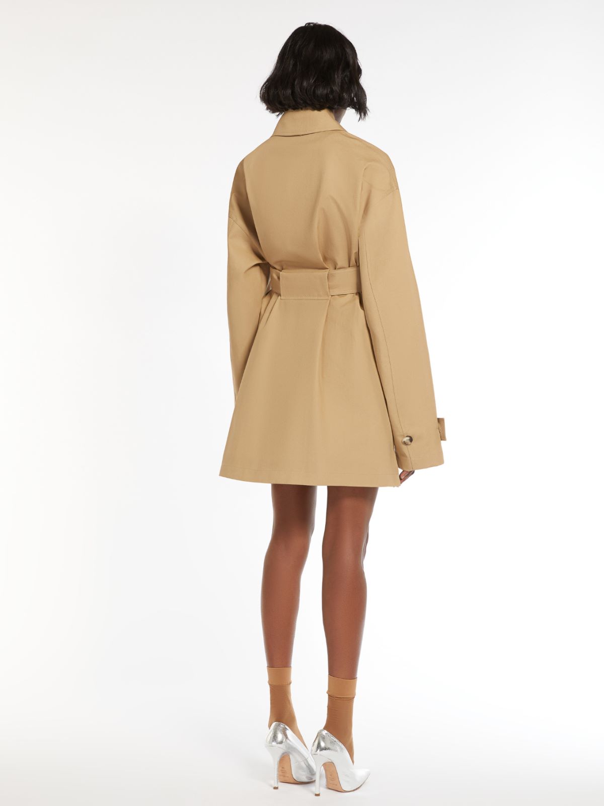 Water-resistant cotton safari jacket