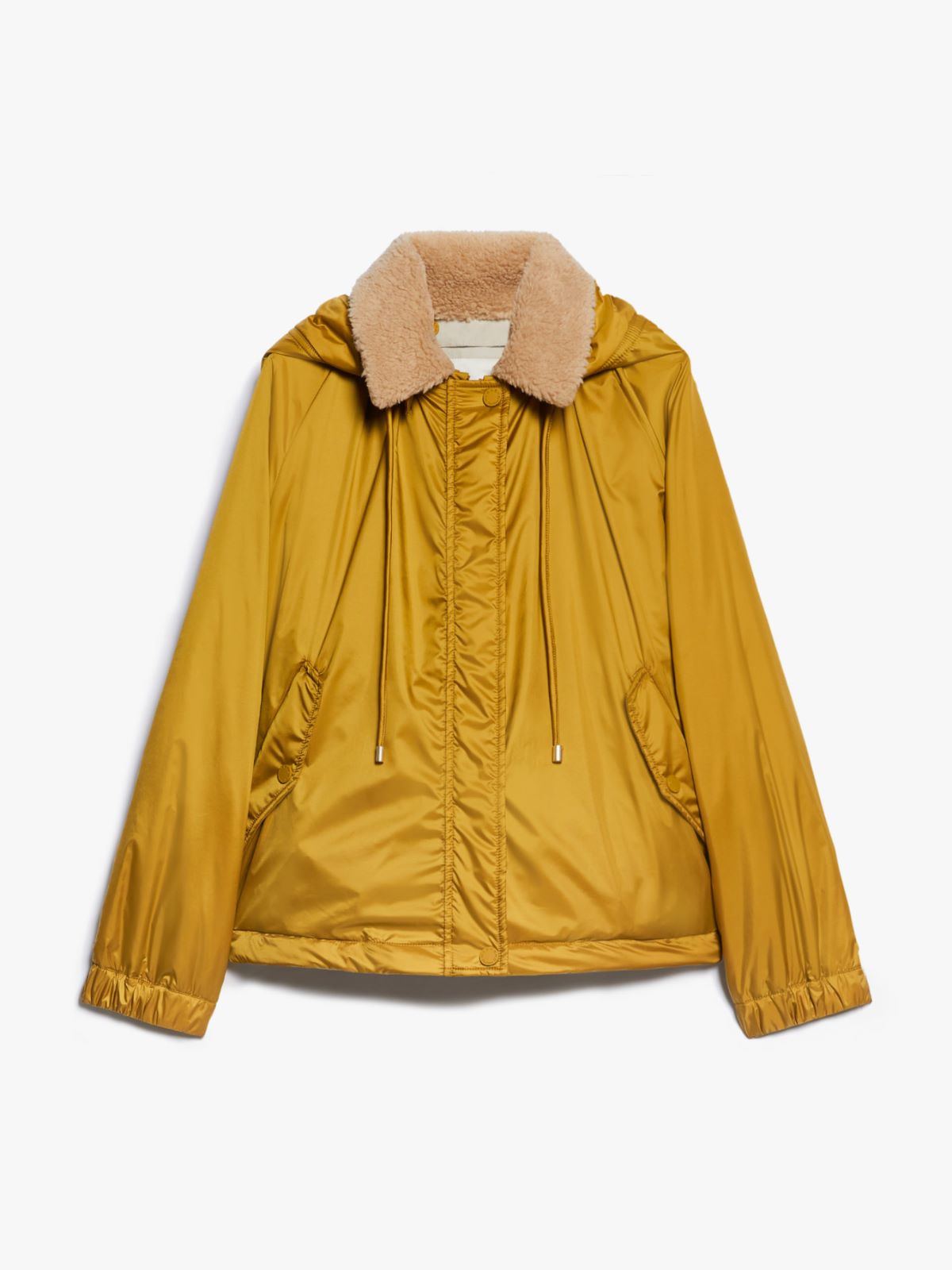 Reversible water-repellent canvas windbreaker
