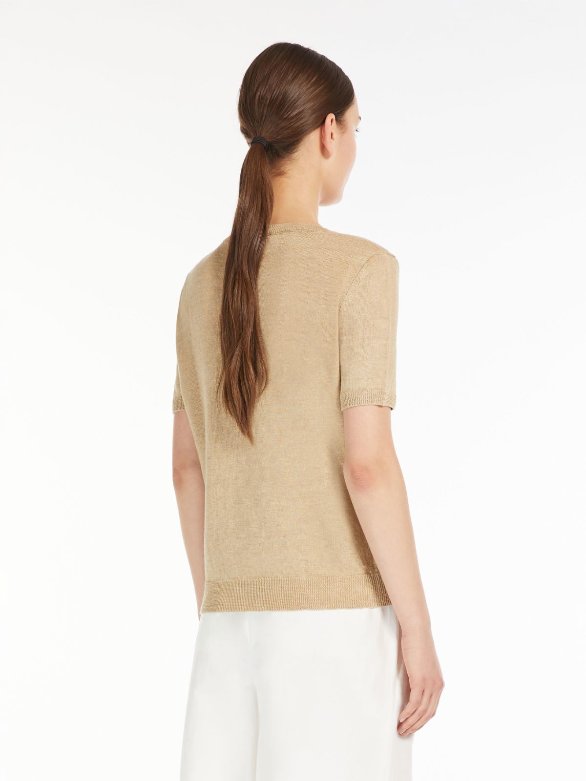 Linen yarn T-shirt